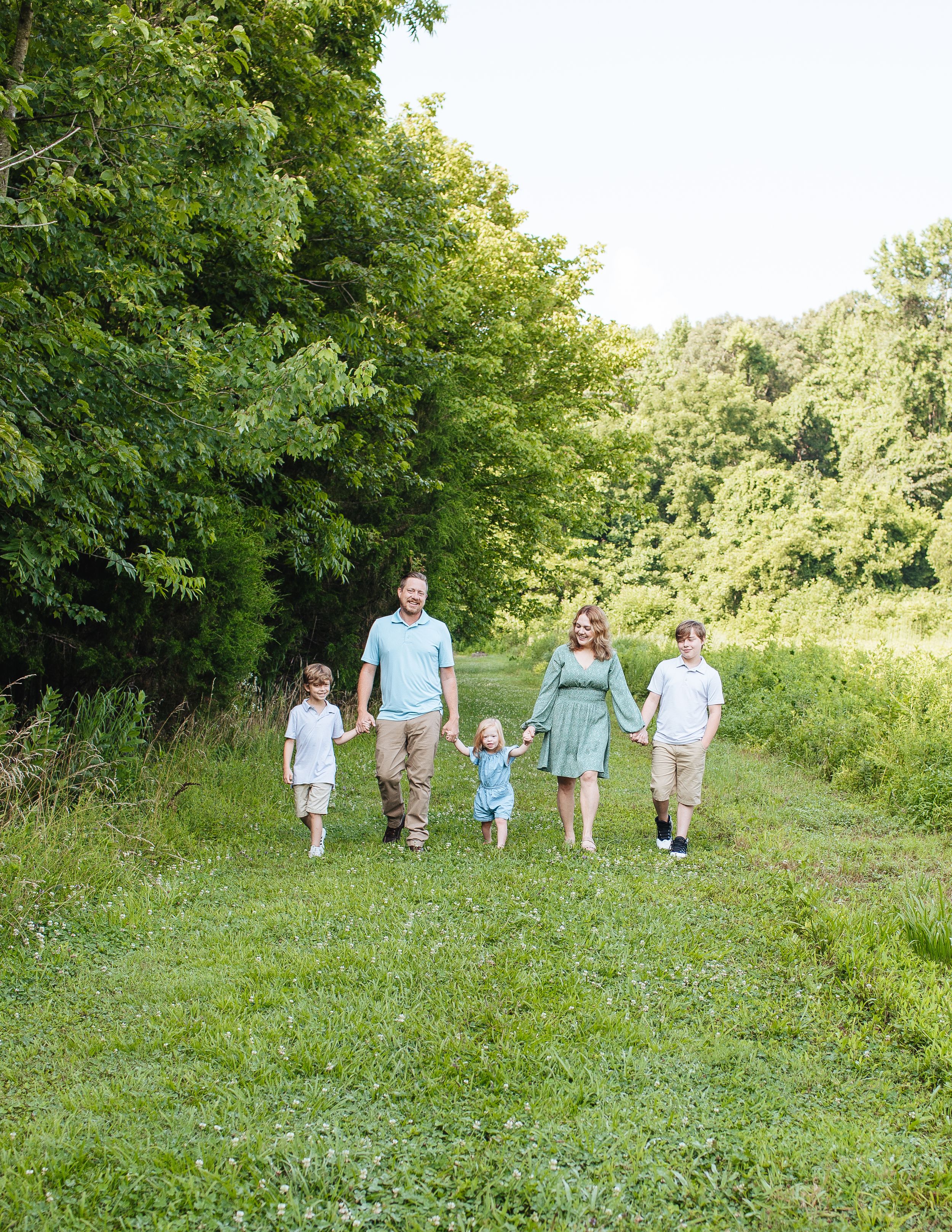 How to capture authentic candid moments in your photos with ease and no stress with Brooke Grogan Photography in NC.