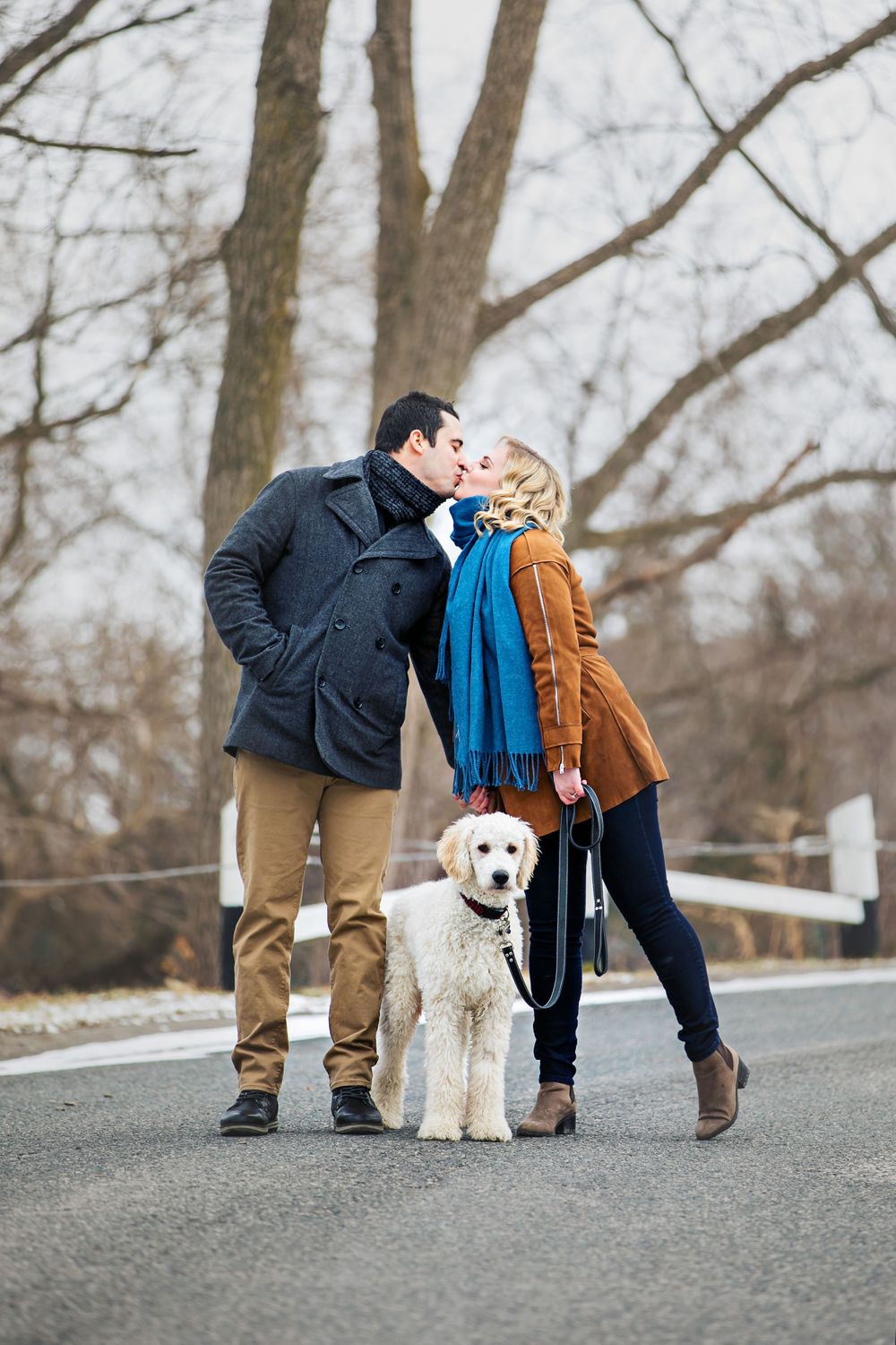 Winter Engagement Photos Arva Mill London Ontario Photographer Shawn VanDaele