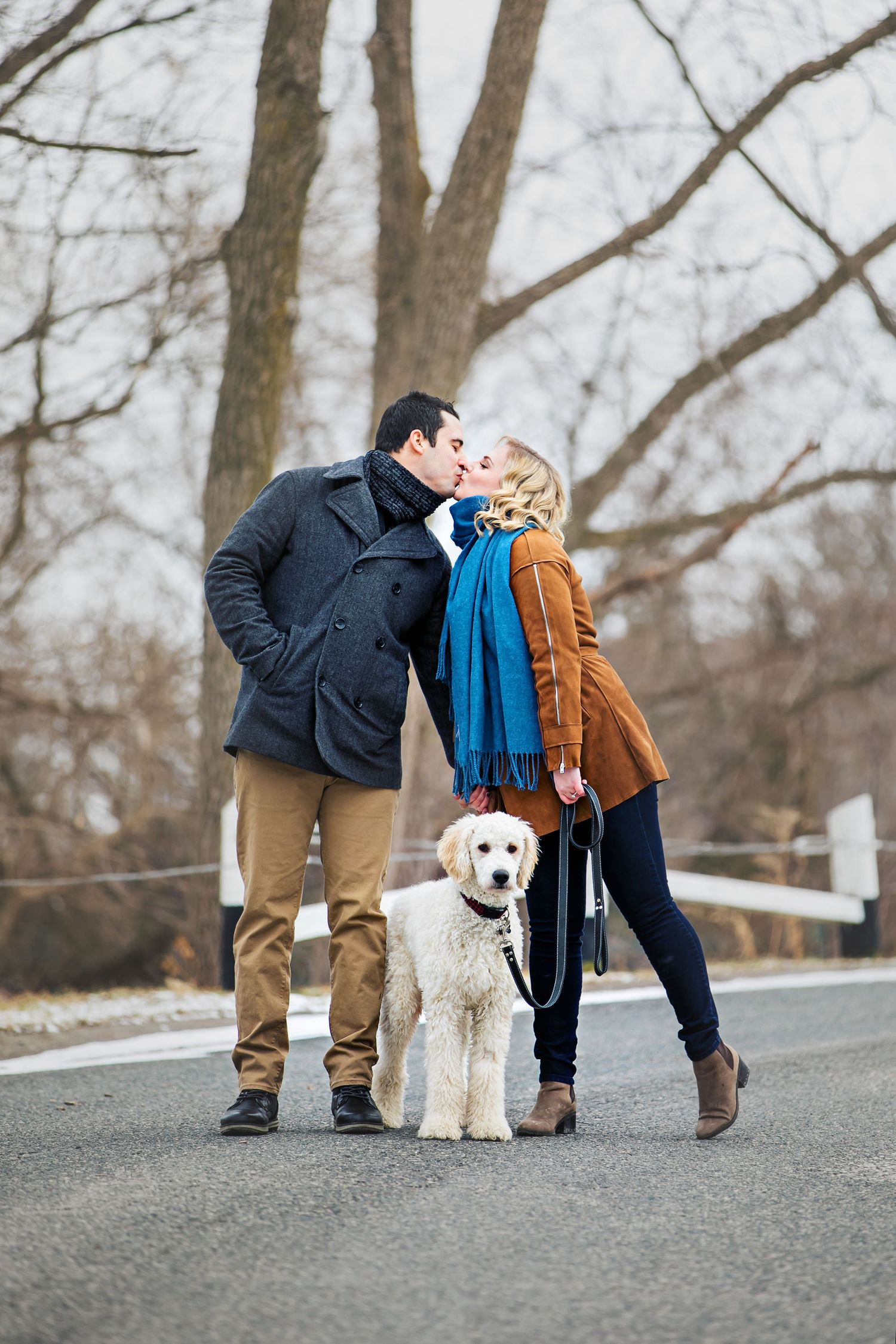 Winter Engagement Photos Arva Mill London Ontario Photographer Shawn VanDaele