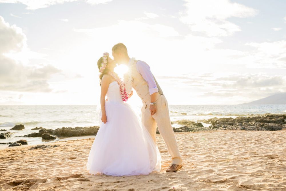 sunset kisses