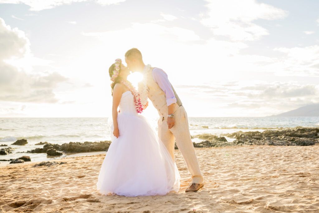 sunset kisses