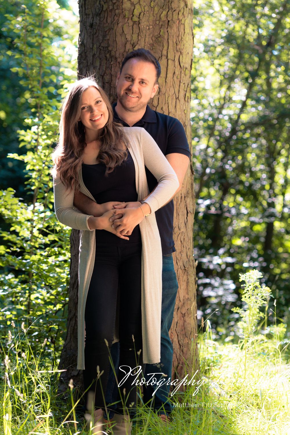 Naturally posed engagement photography at Sefton Park by Photography Liverpool Wedding Photographer
