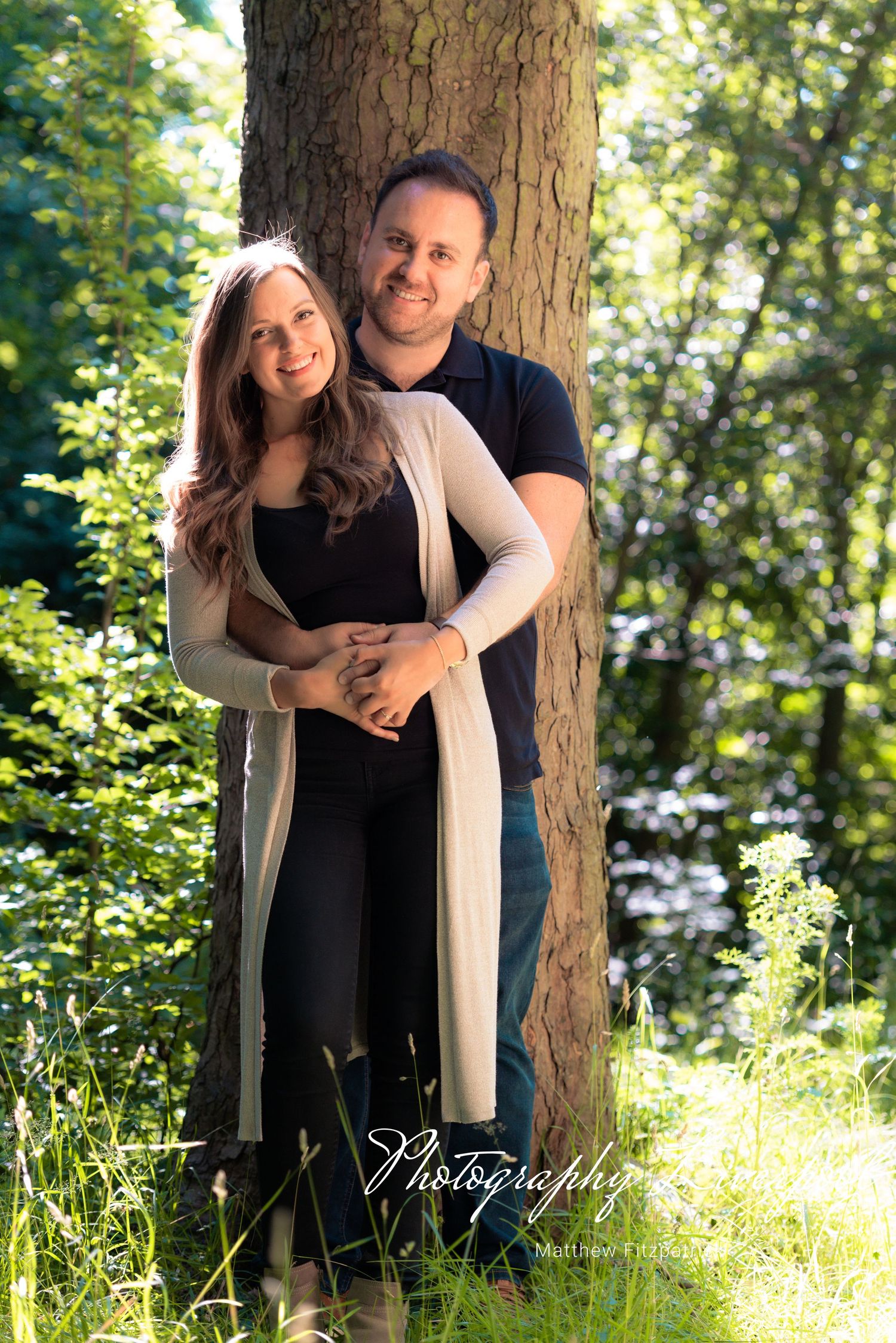 Naturally posed engagement photography at Sefton Park by Photography Liverpool Wedding Photographer