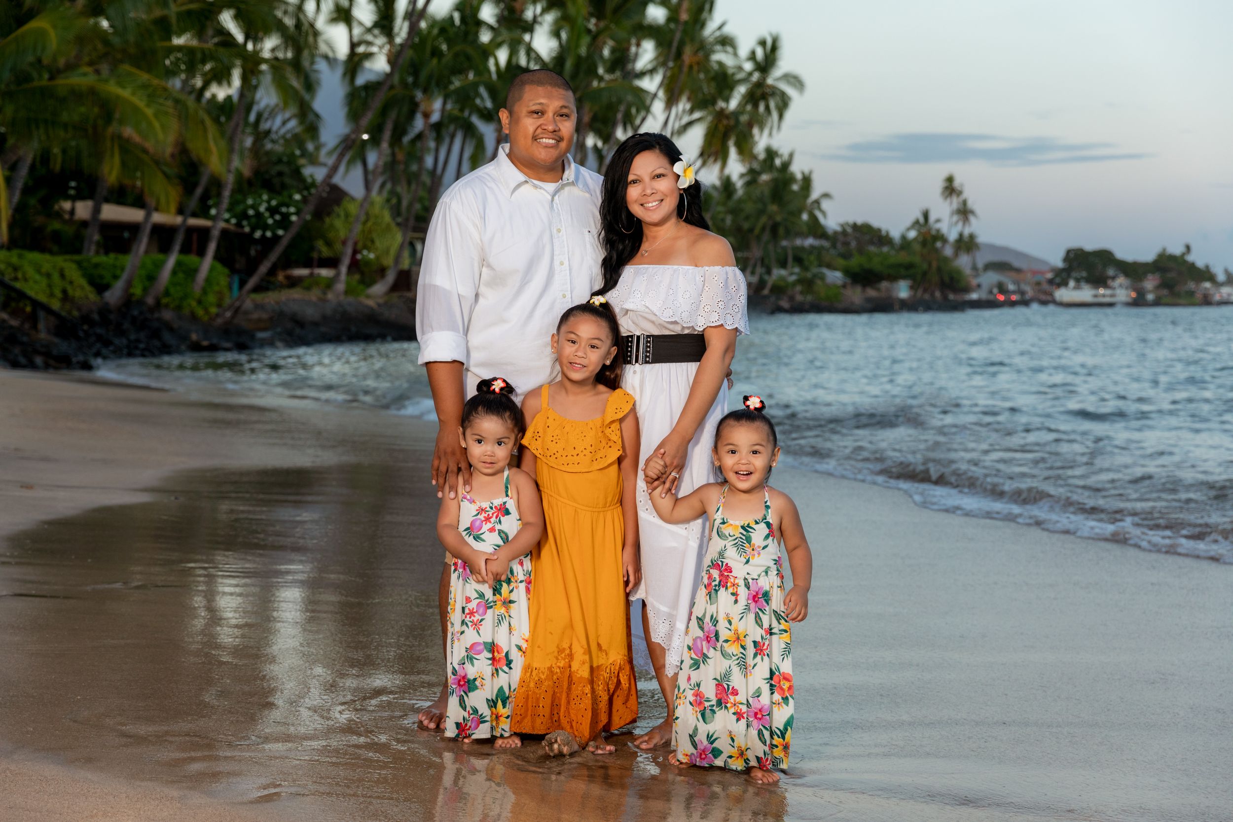 baby beach lahaina family photography