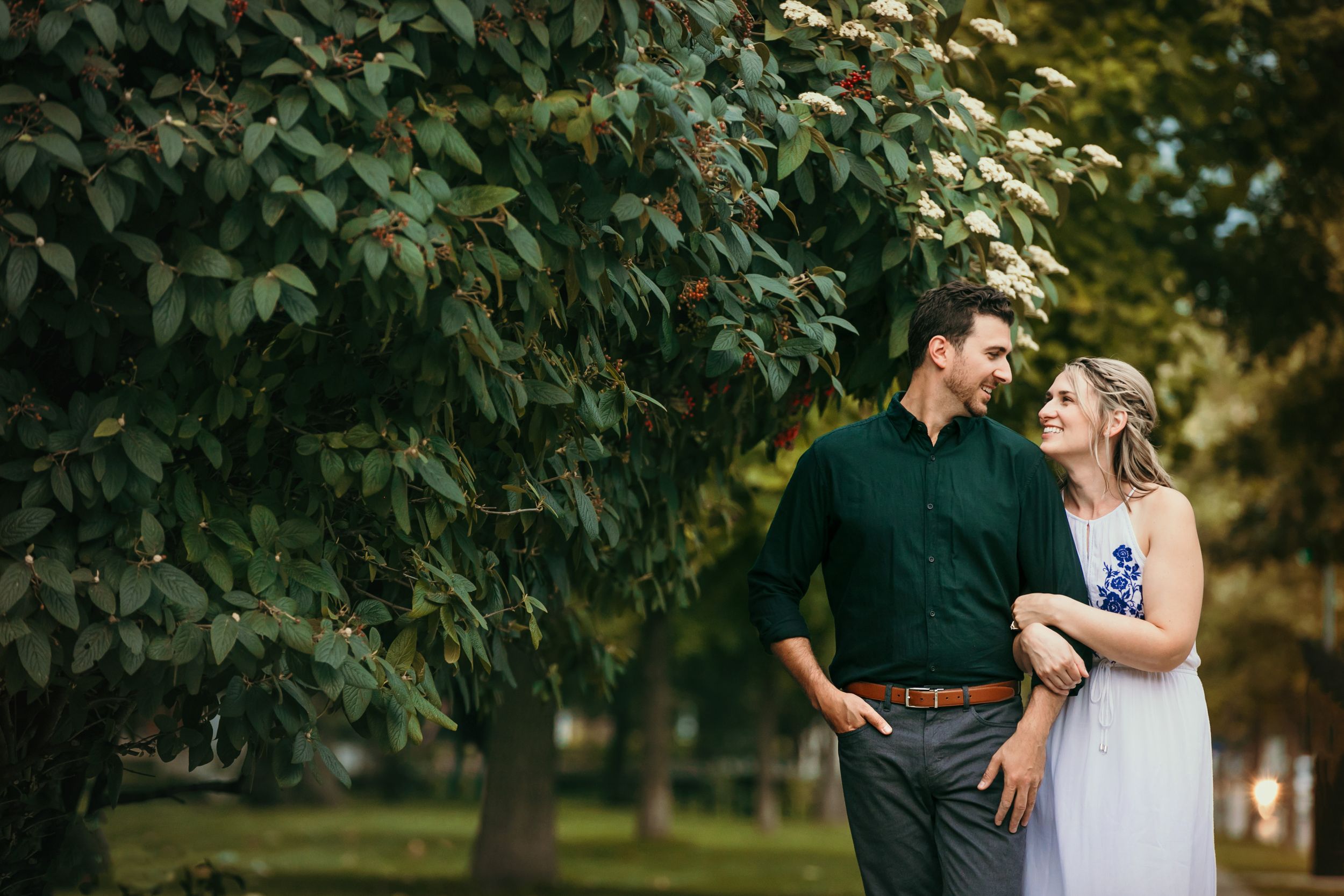 Downtown London Ontario Victoria Park Engagement Photography by Shawn Van Daele