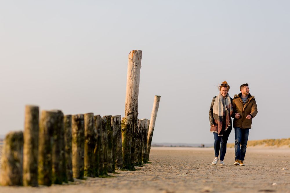 west wittering beach engagement photos