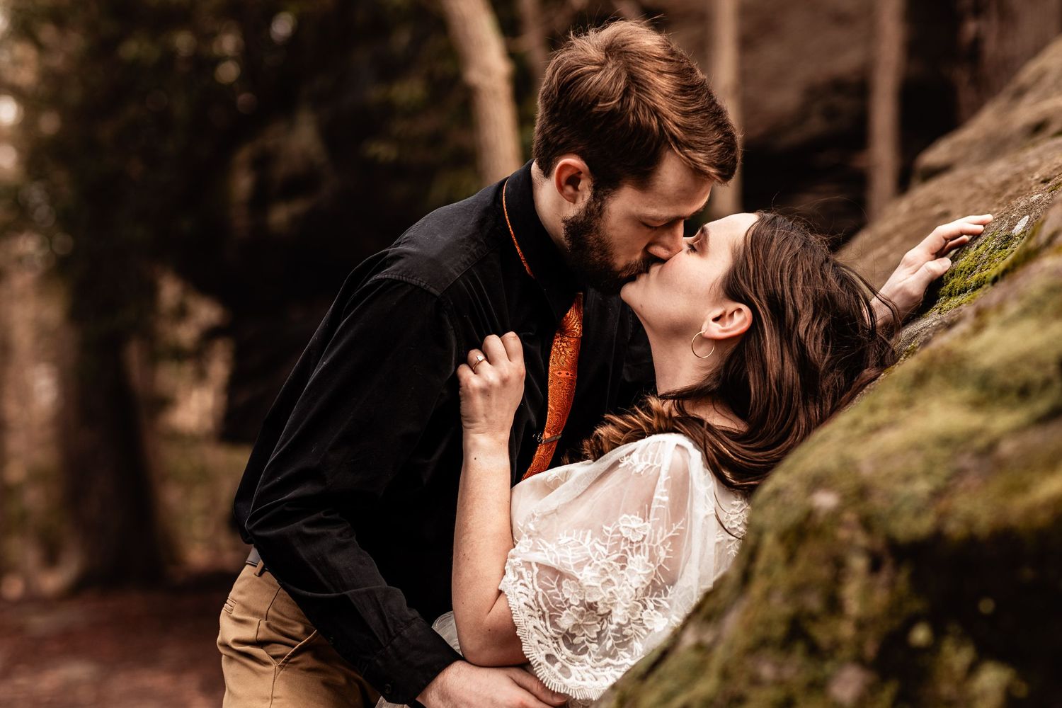 WV engagement session at Coopers Rock State Park