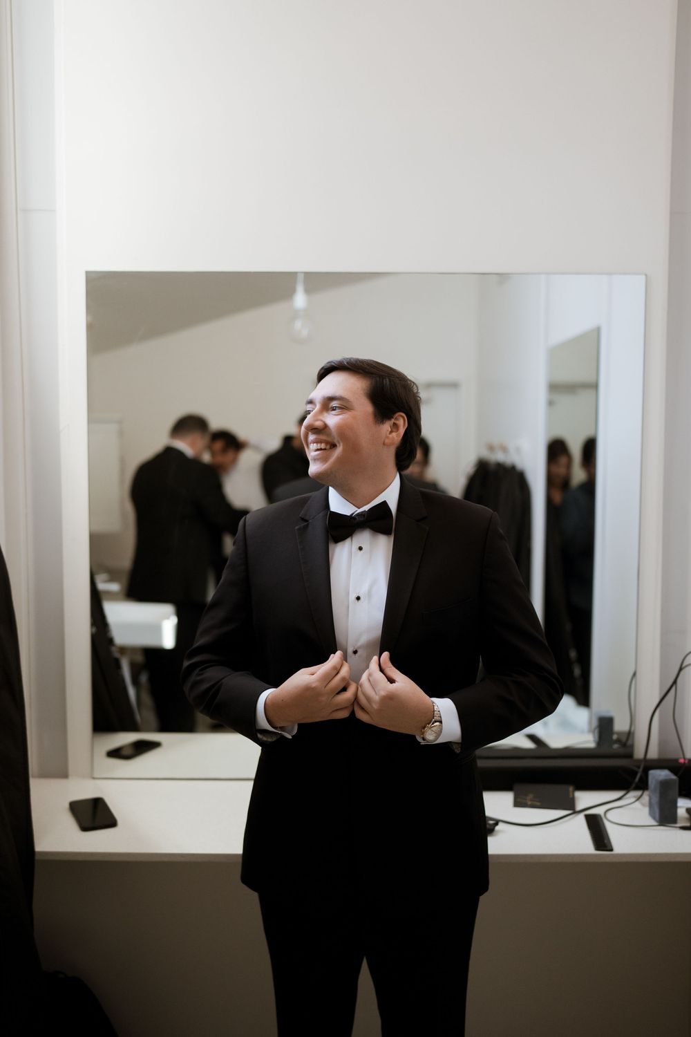 groom getting ready photos
