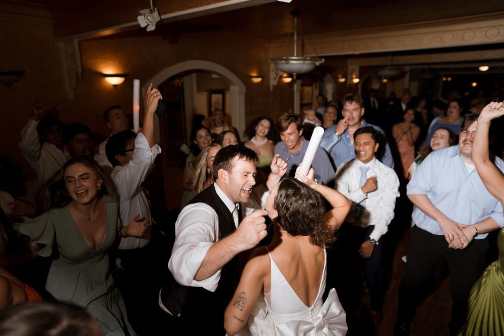 dance floor wedding photography