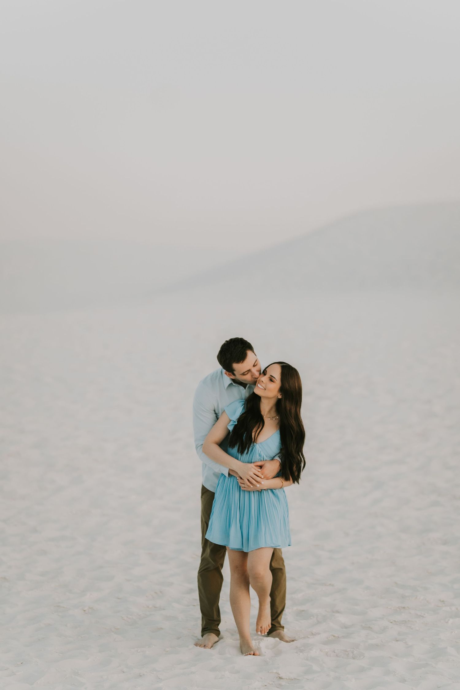 dreamy couples session at white sands park in new mexico