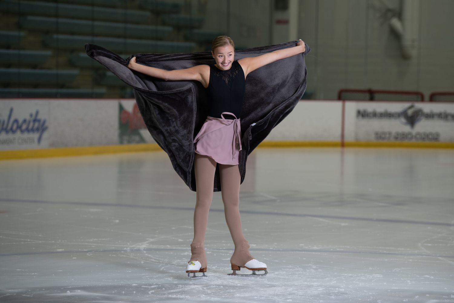 Blanket, ice rink, Rochester, MN, Ice Skating