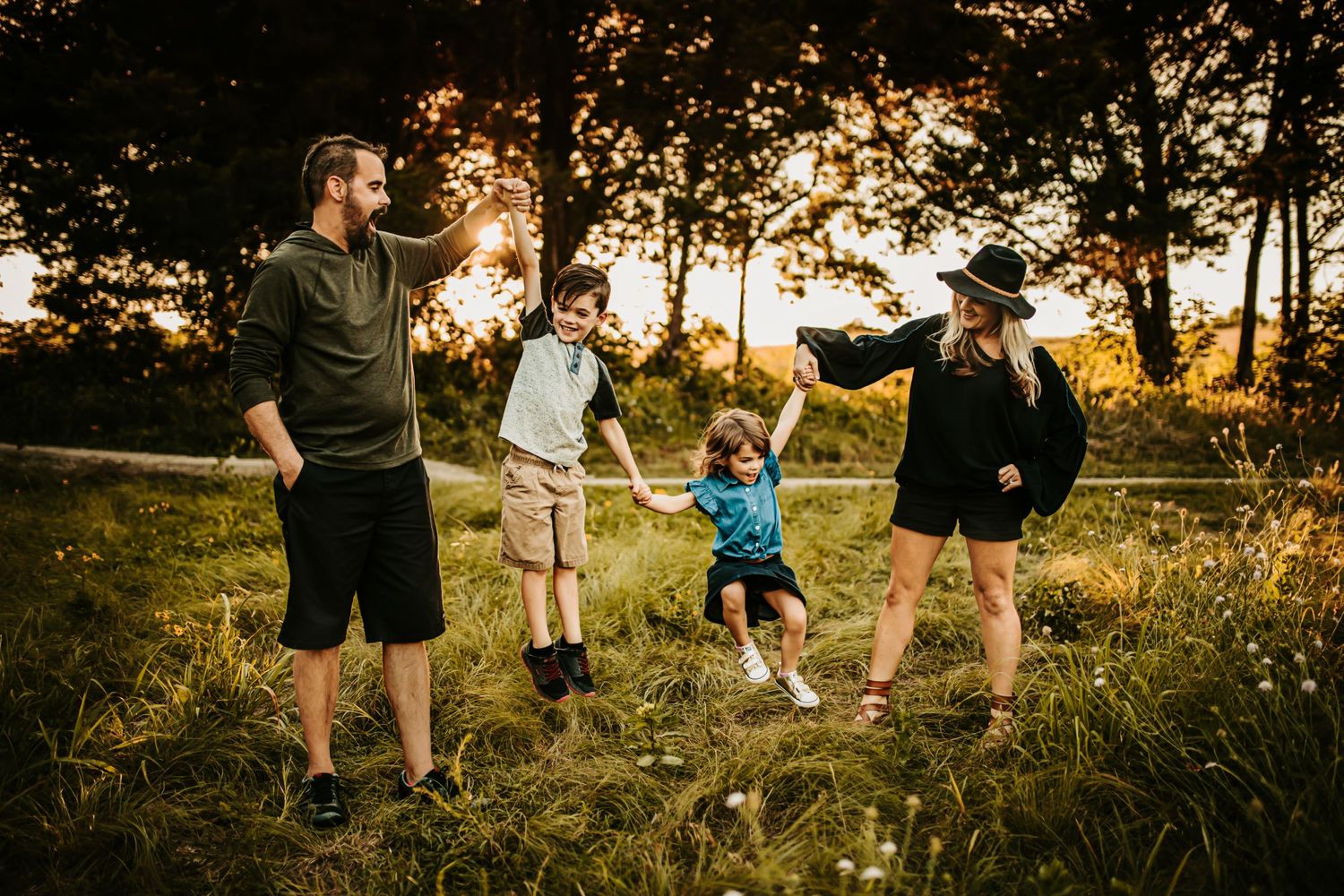 family photo session with best photographer in frisco
