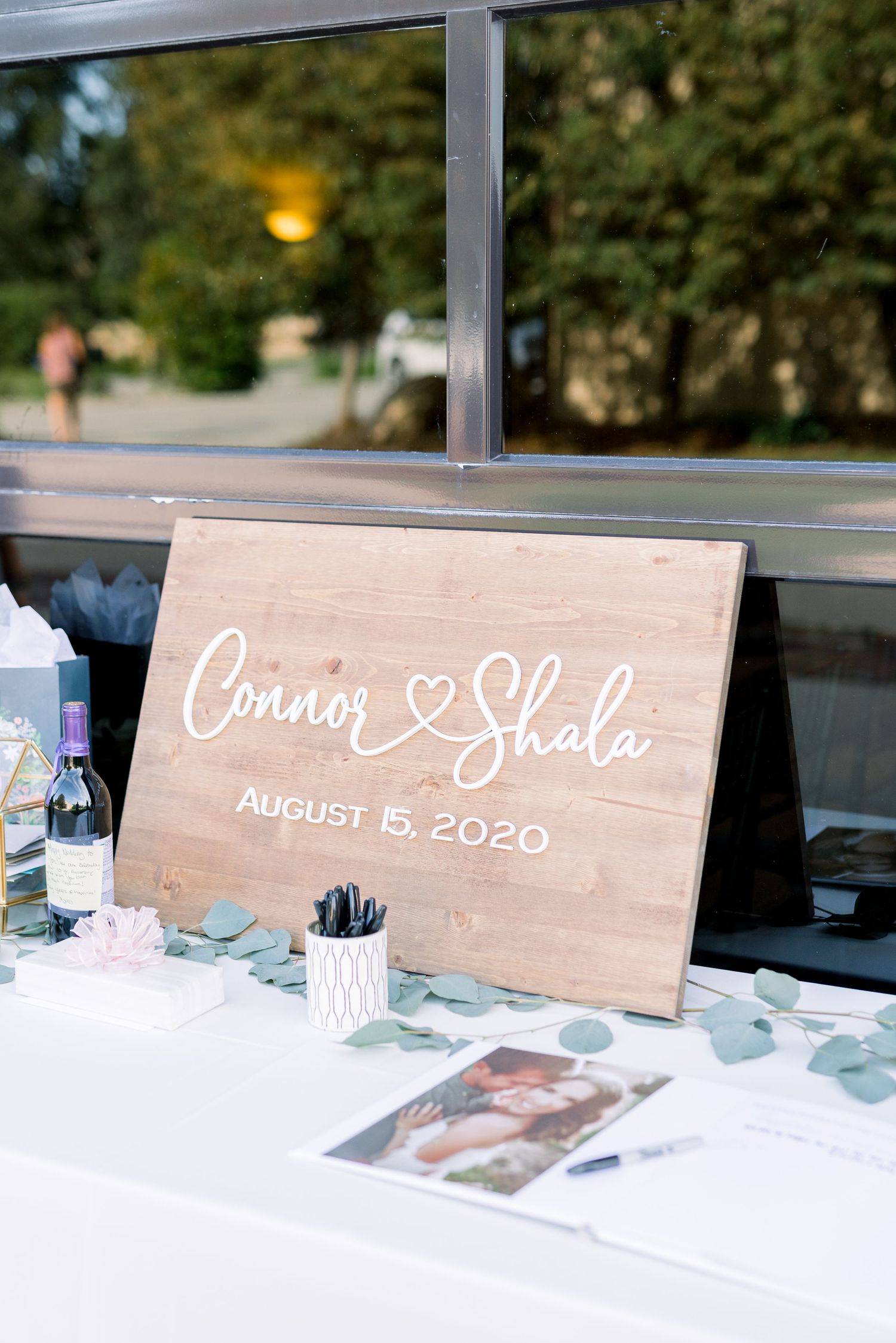 Vineyard photos with white willow events at Prairie Moon Winery wedding in Ames, Iowa