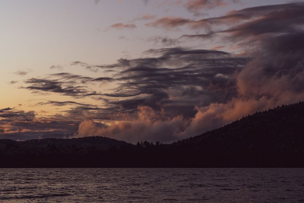 Sunset at Boones Landing, Lows Lake