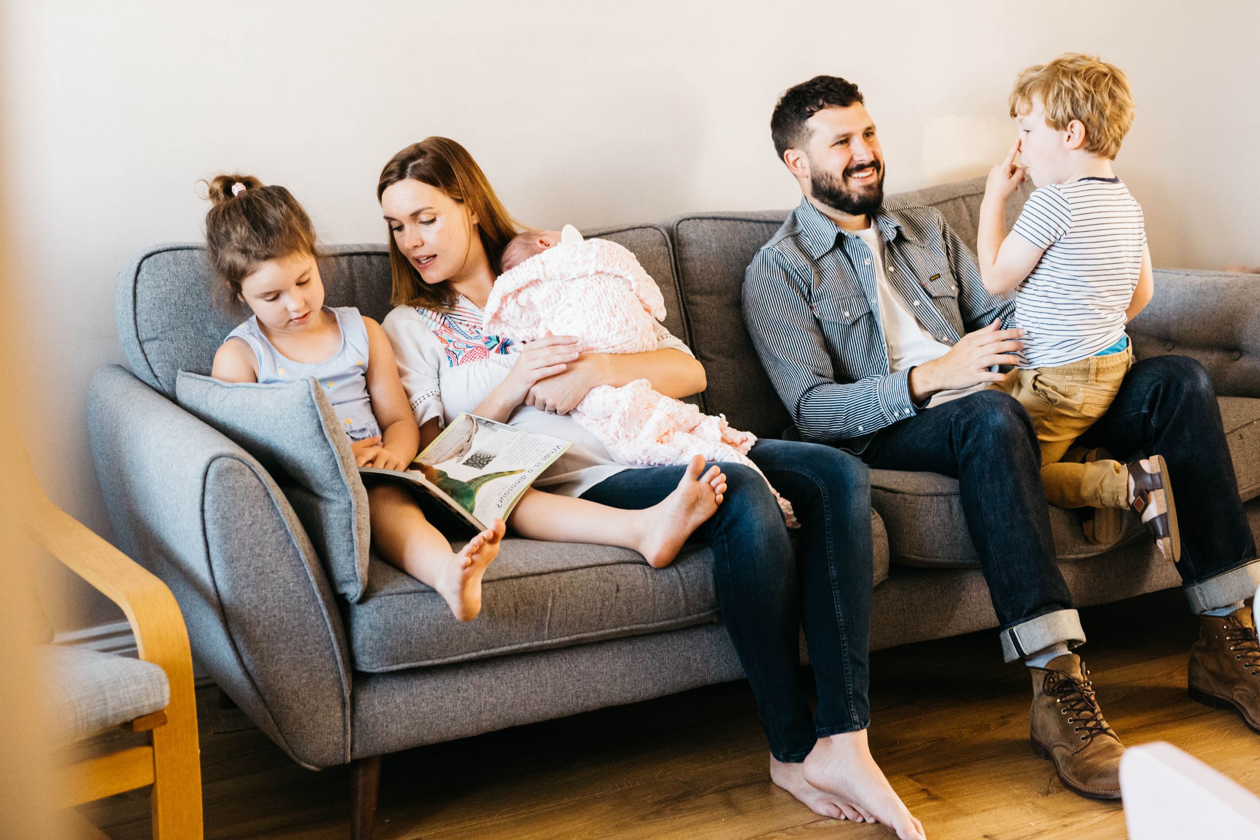 how to persuade husband to have family photo session Stratford east London