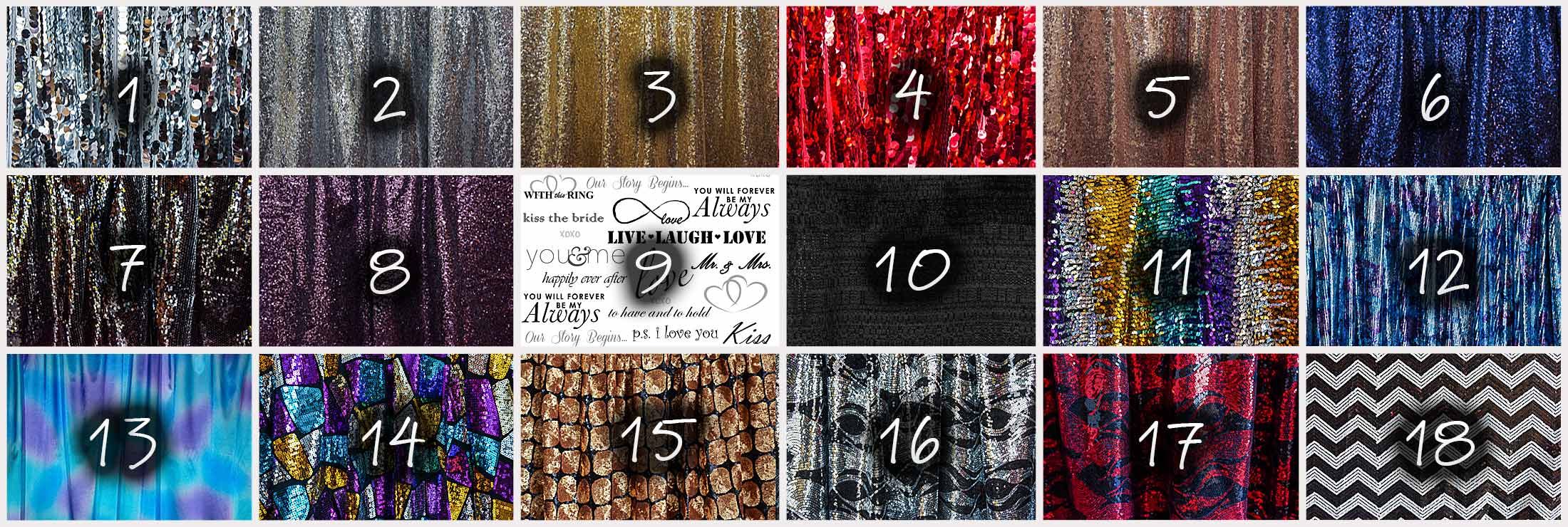 AJ's Photography wedding photo booth backgrounds