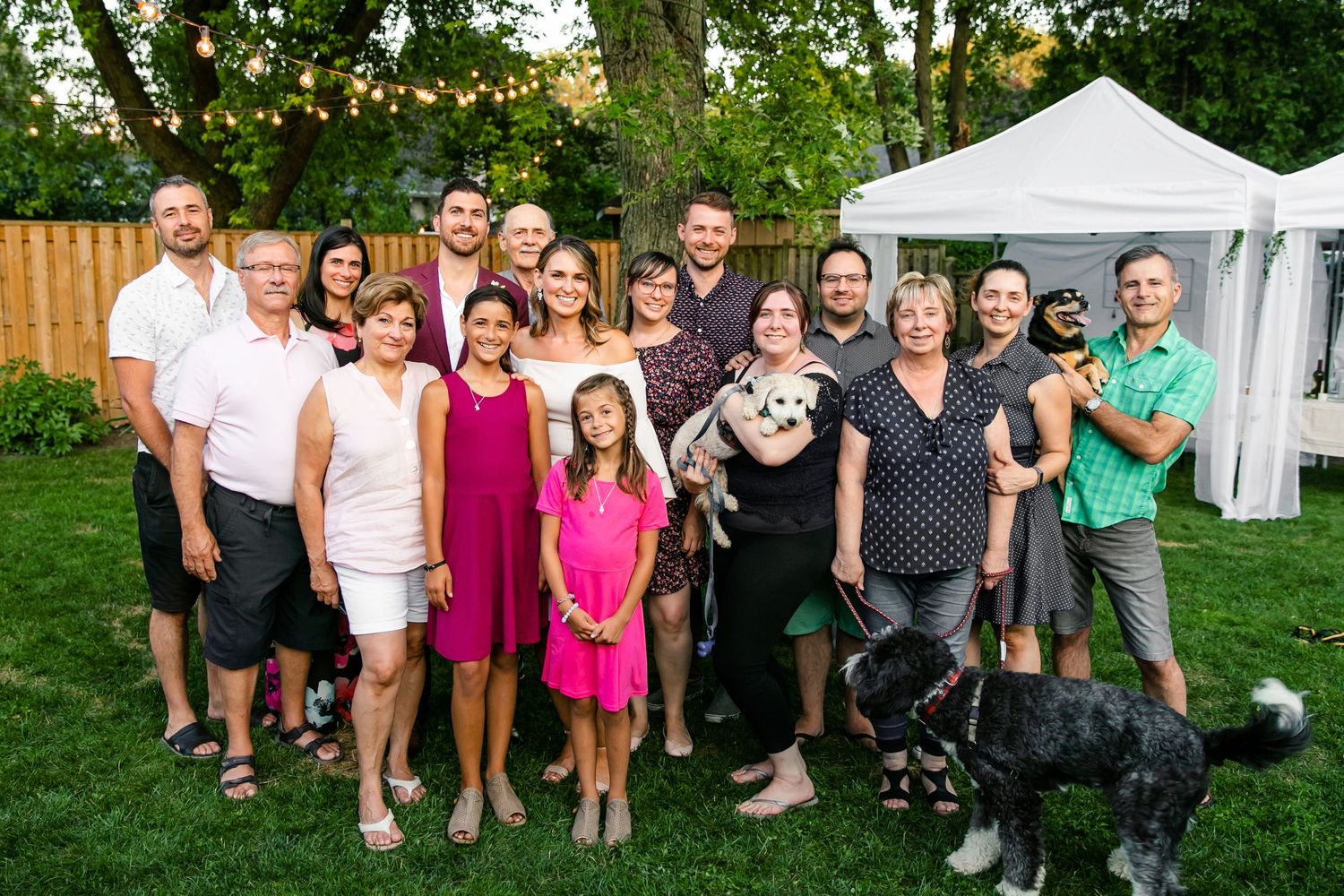London Ontario Surprise Backyard Pop Wedding Photography by Shawn Van Daele