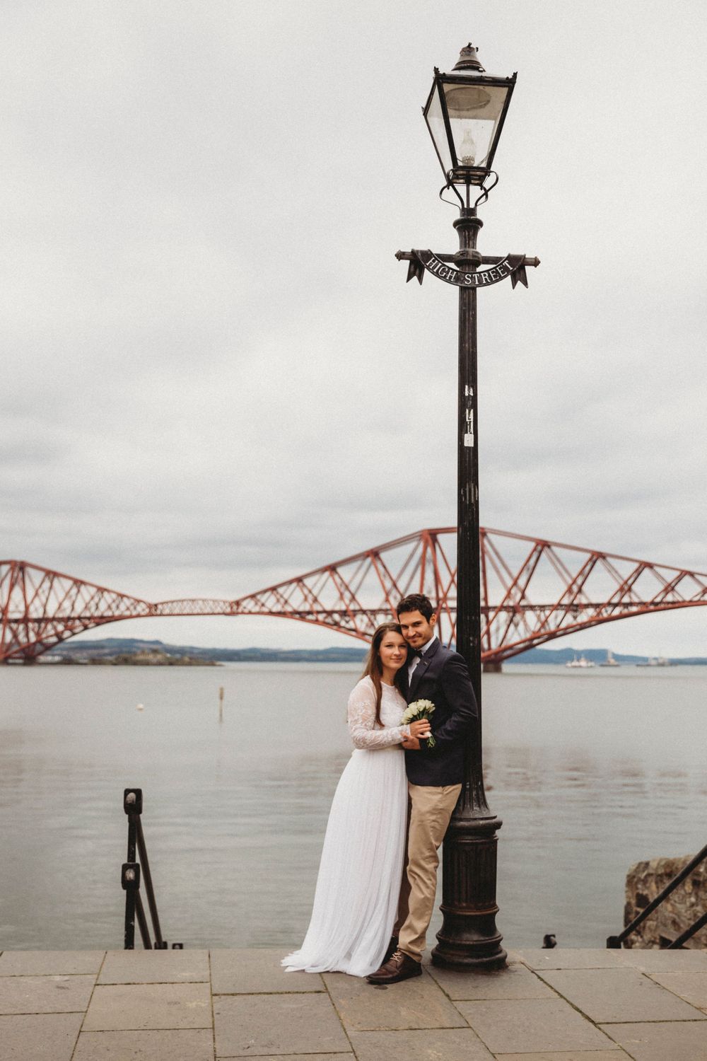 south Queensferry, Edinburgh Scotland, forth bridge location, small wedding photographer , wedding in Edinburgh