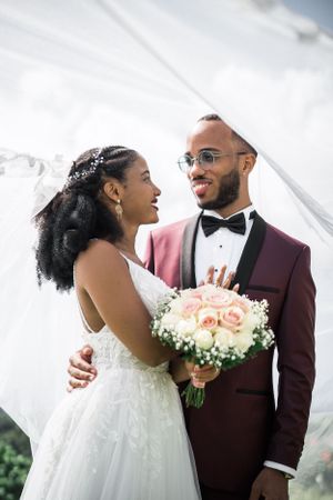 Photo de couple de mariage en Guadeloupe