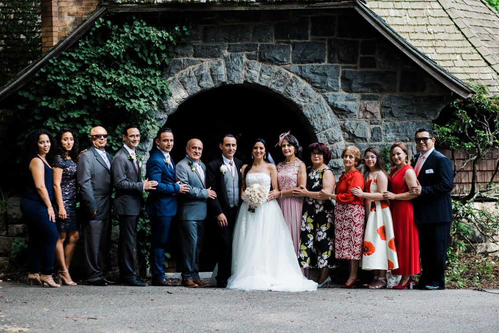 Family group photo at Skylands Manor
