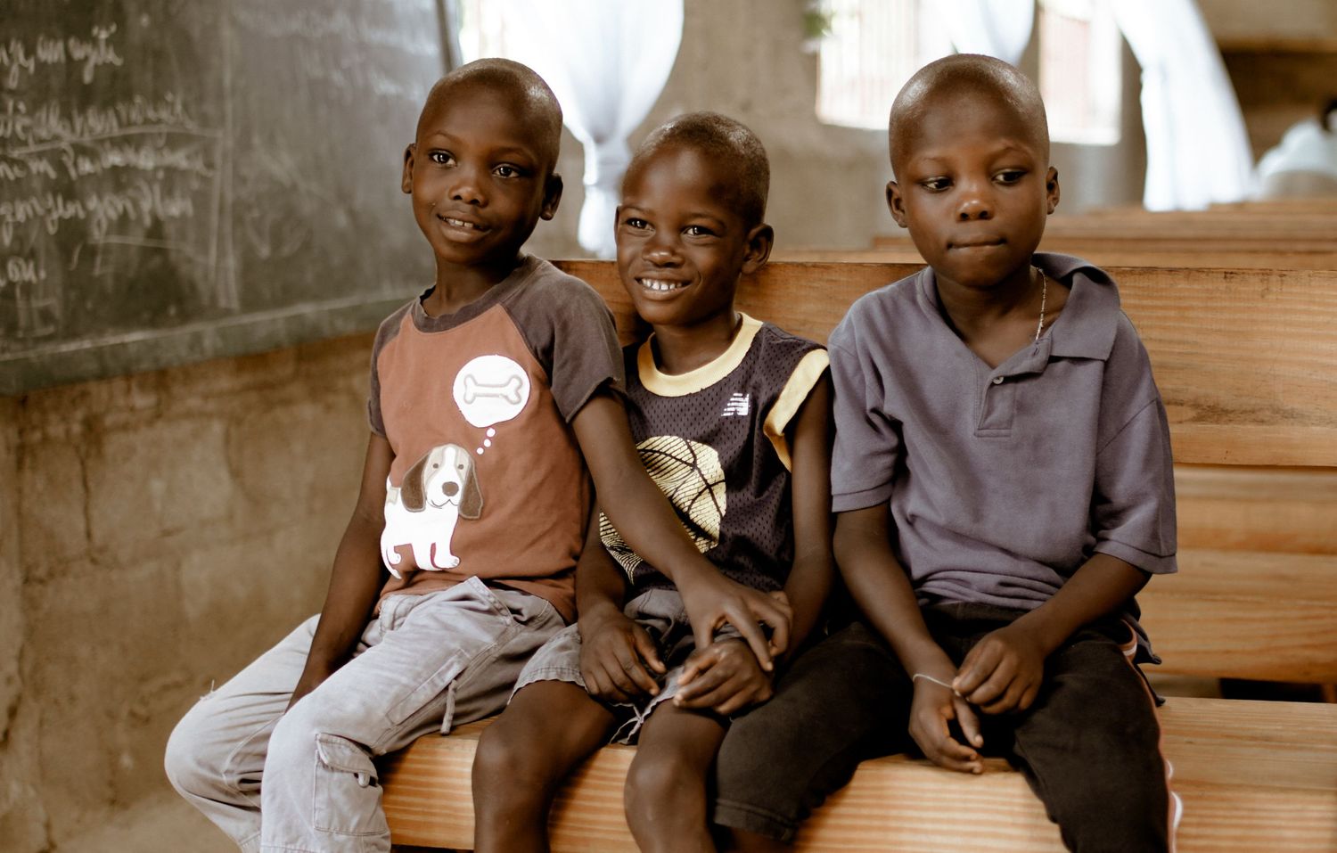 Haitian Kids in Church
