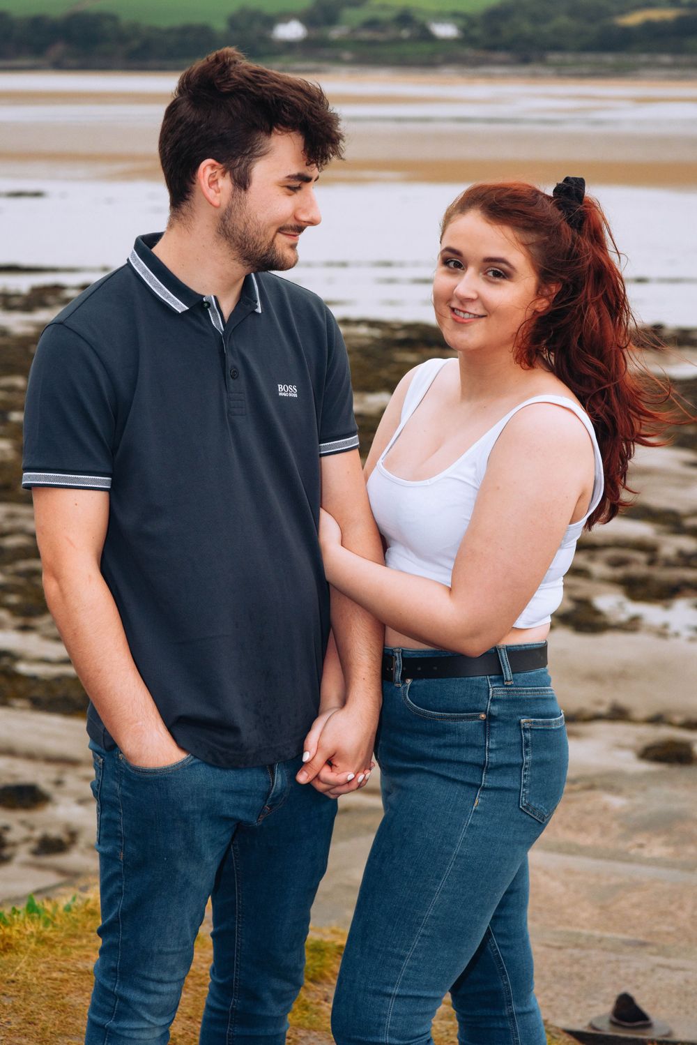 Engagement Photography by Zara Davis Photography, near Stroud, Gloucestershire in the Cotswolds sandy beach