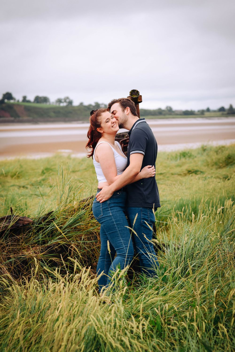 Engagement Photography by Zara Davis Photography, near Stroud, Gloucestershire in the Cotswolds giggles