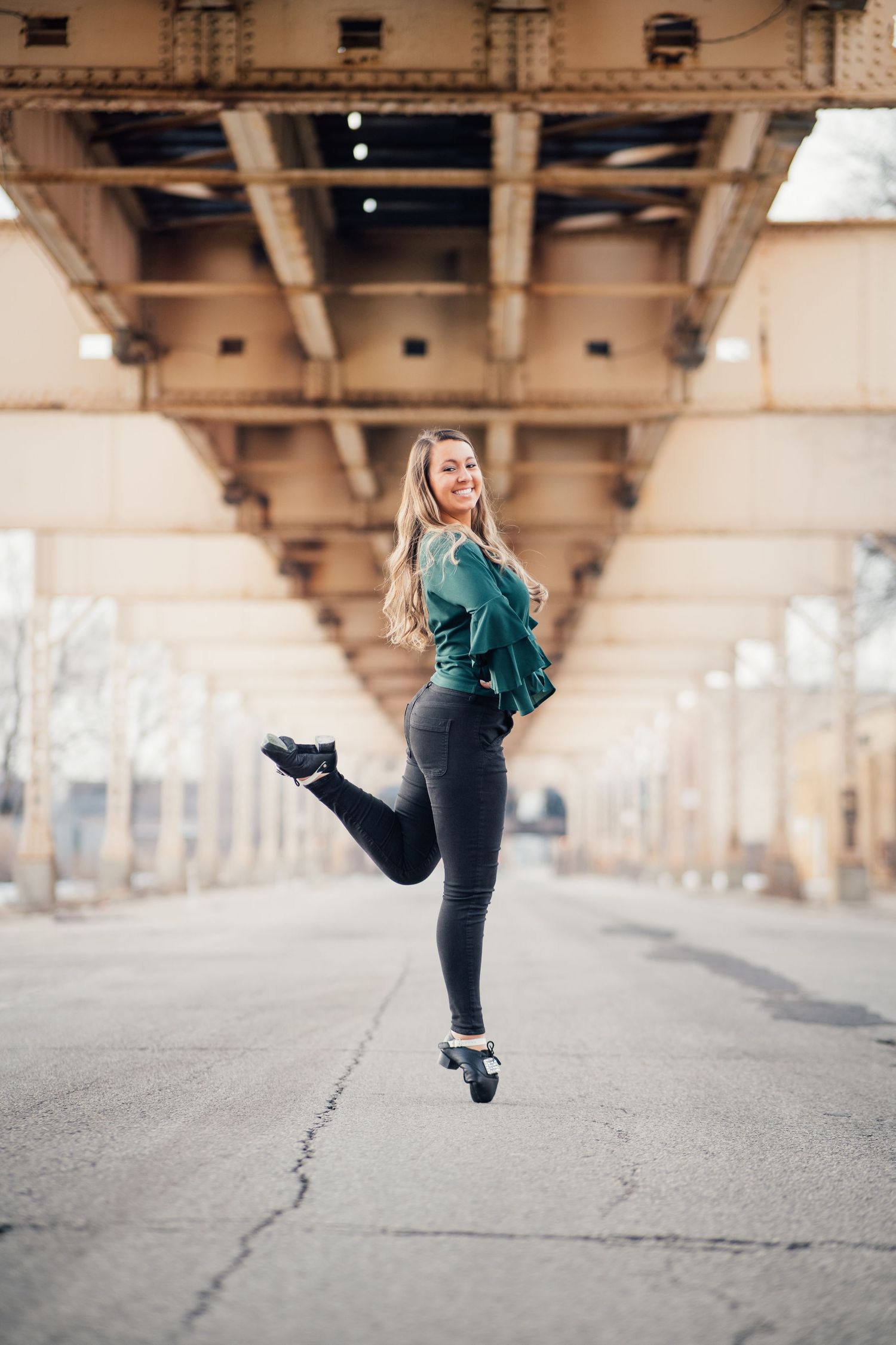 chicago irish dance location photoshoot, irish dancer in chicago