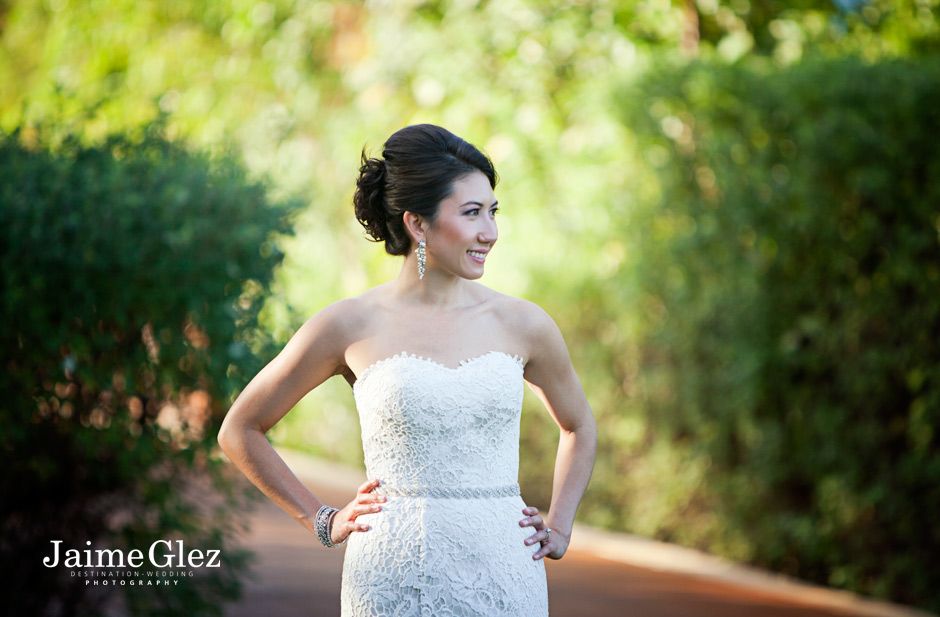 Bride pictures at the Fairmont Mayakoba