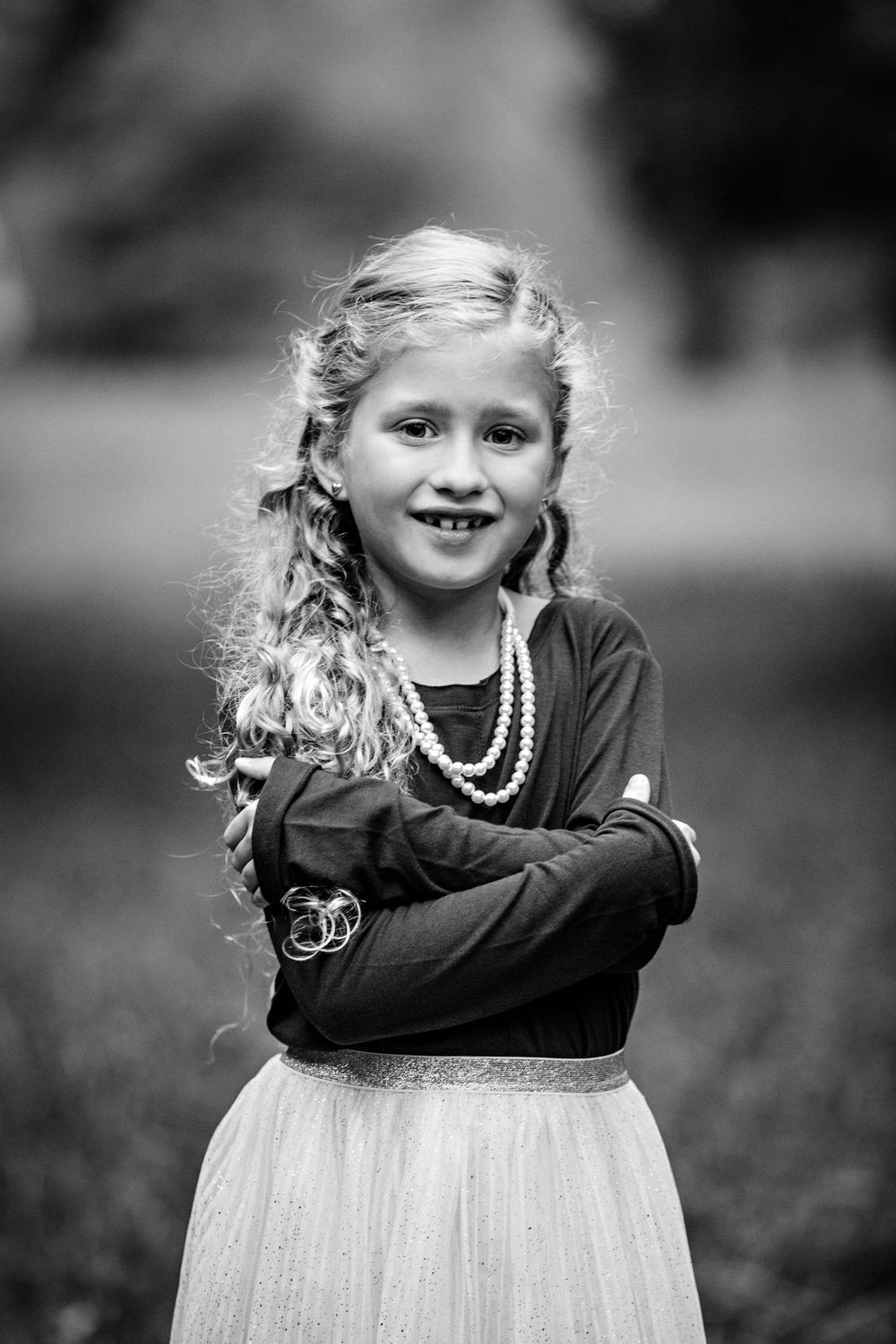 little girl pose