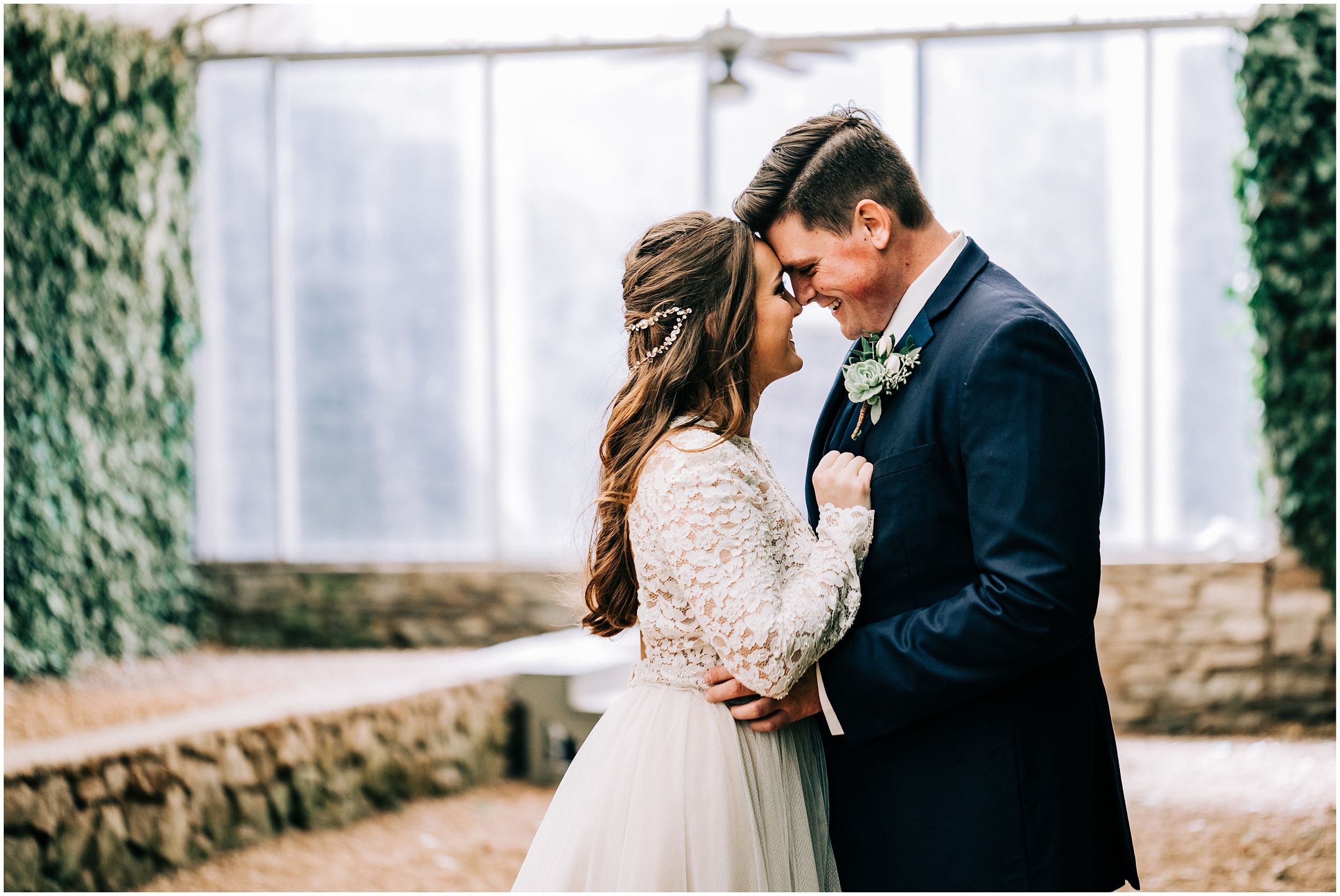 bride and groom portraits