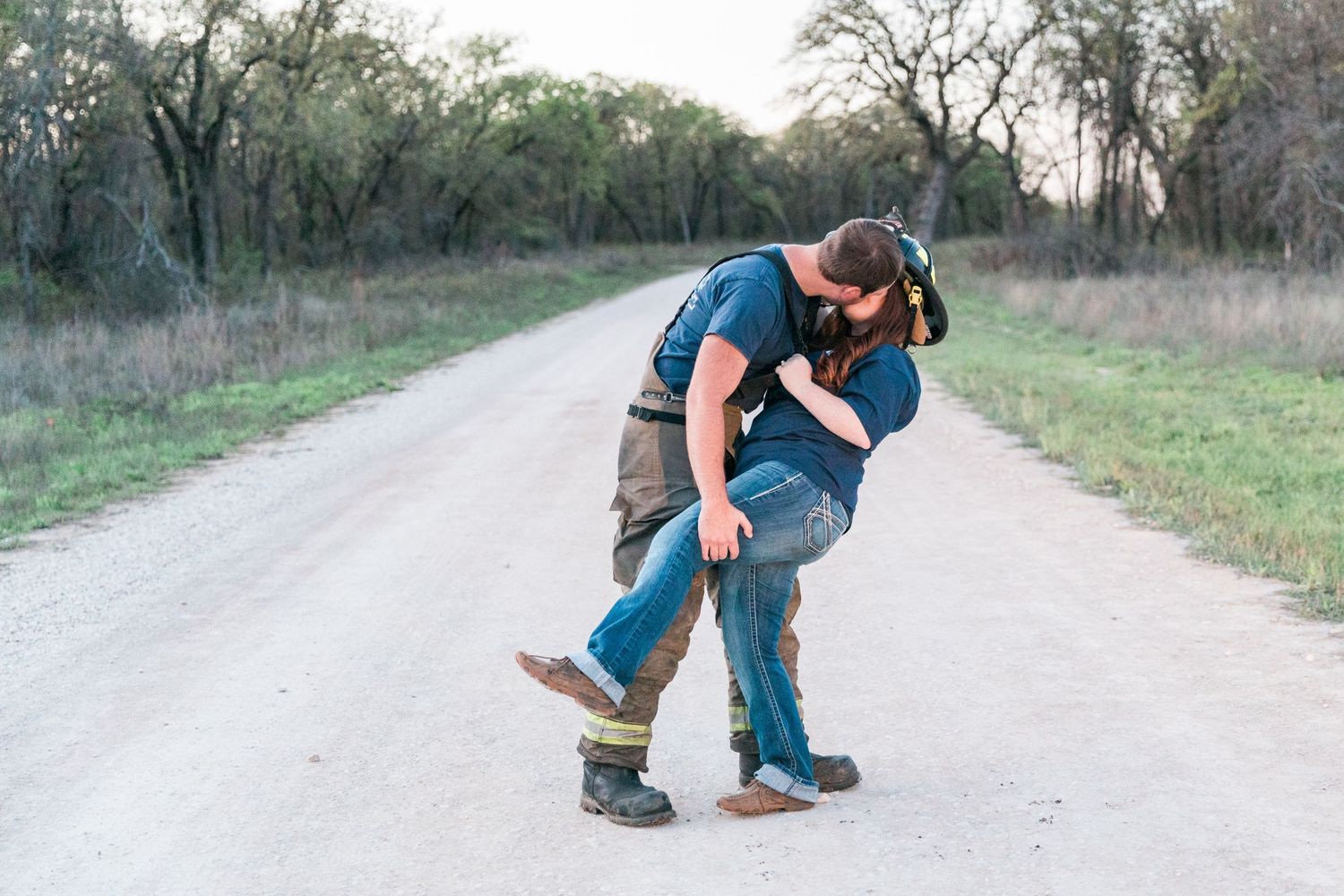 Texas-FireFighter-Engagement-Decatur-Black-Creek-Lake