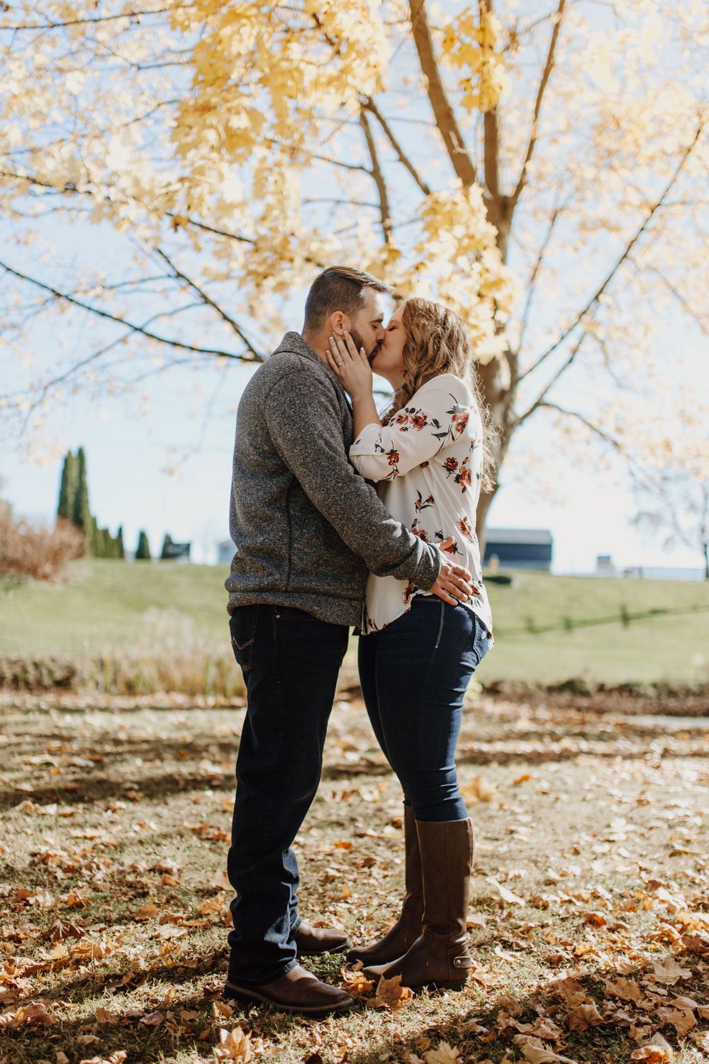 engagement photography buffalo couples bound and branch
