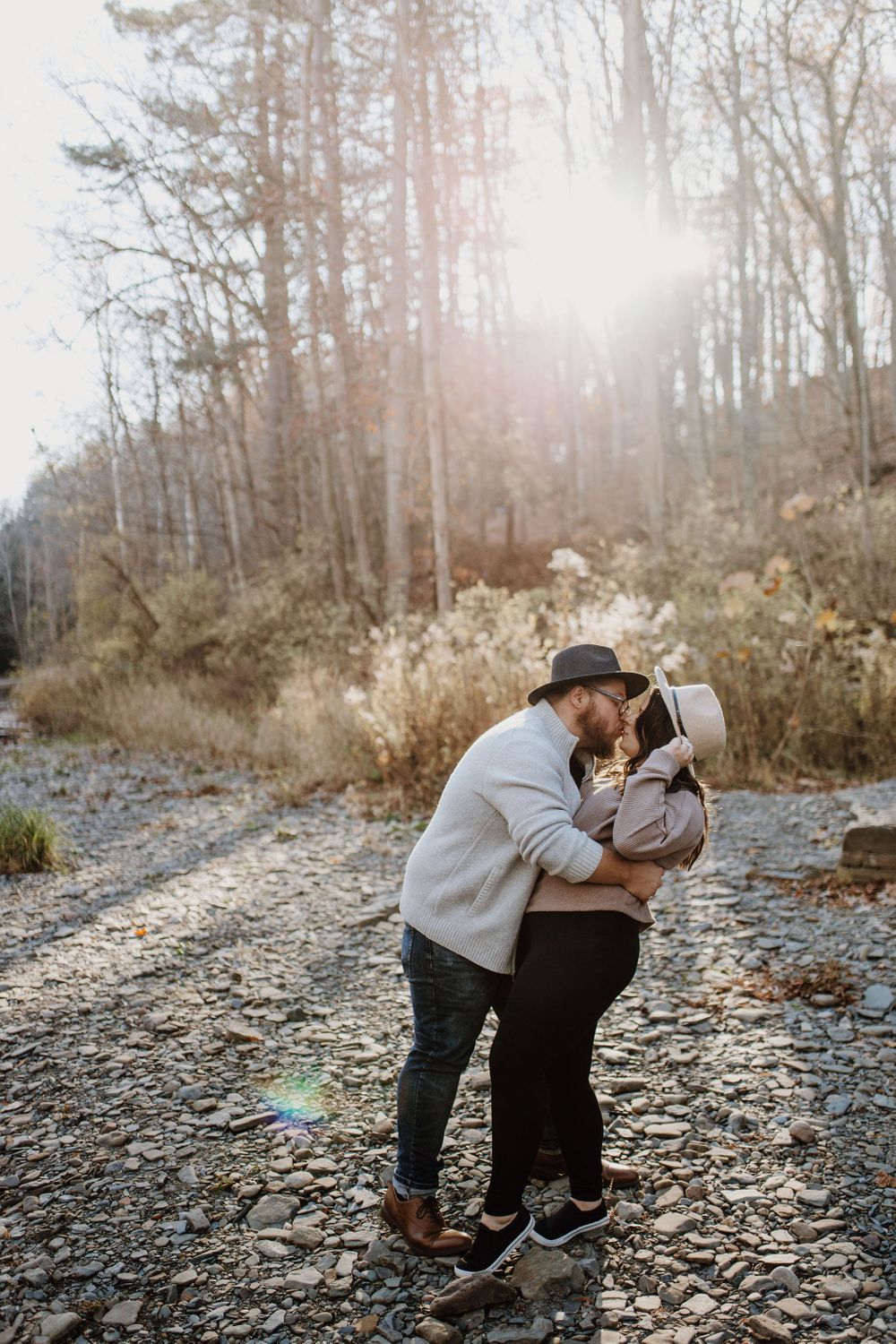 engagement photography buffalo couples bound and branch