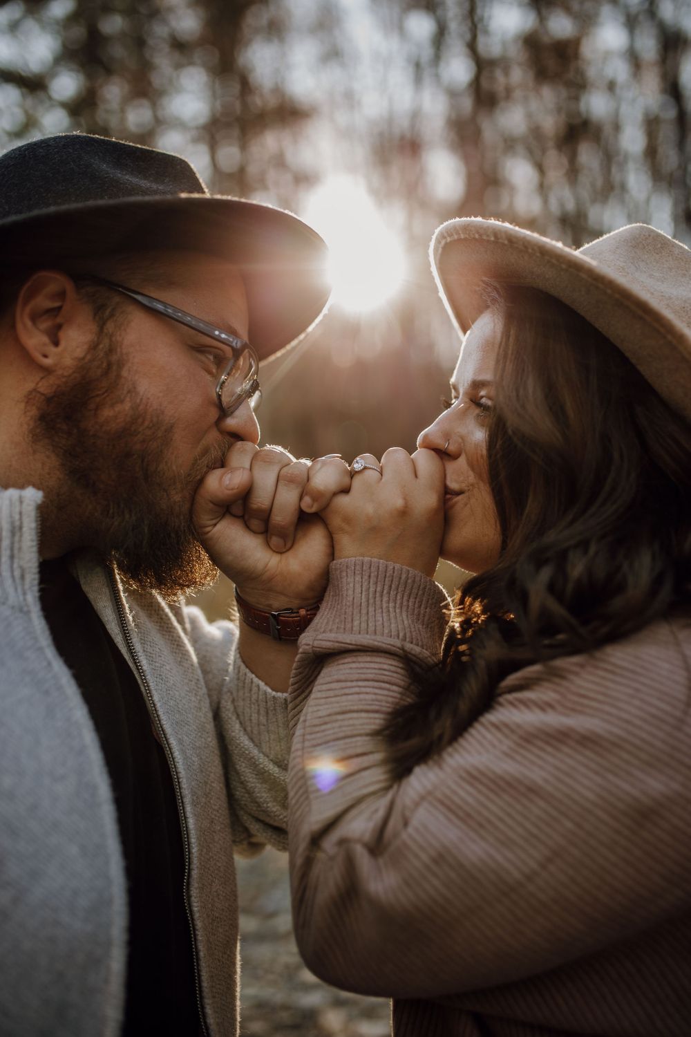 engagement photography buffalo couples bound and branch