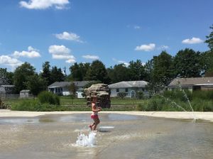 Sandusky Ohio Lake Erie Splash Pad Toddler Friendly Vermilion Jessica Hepp Photography