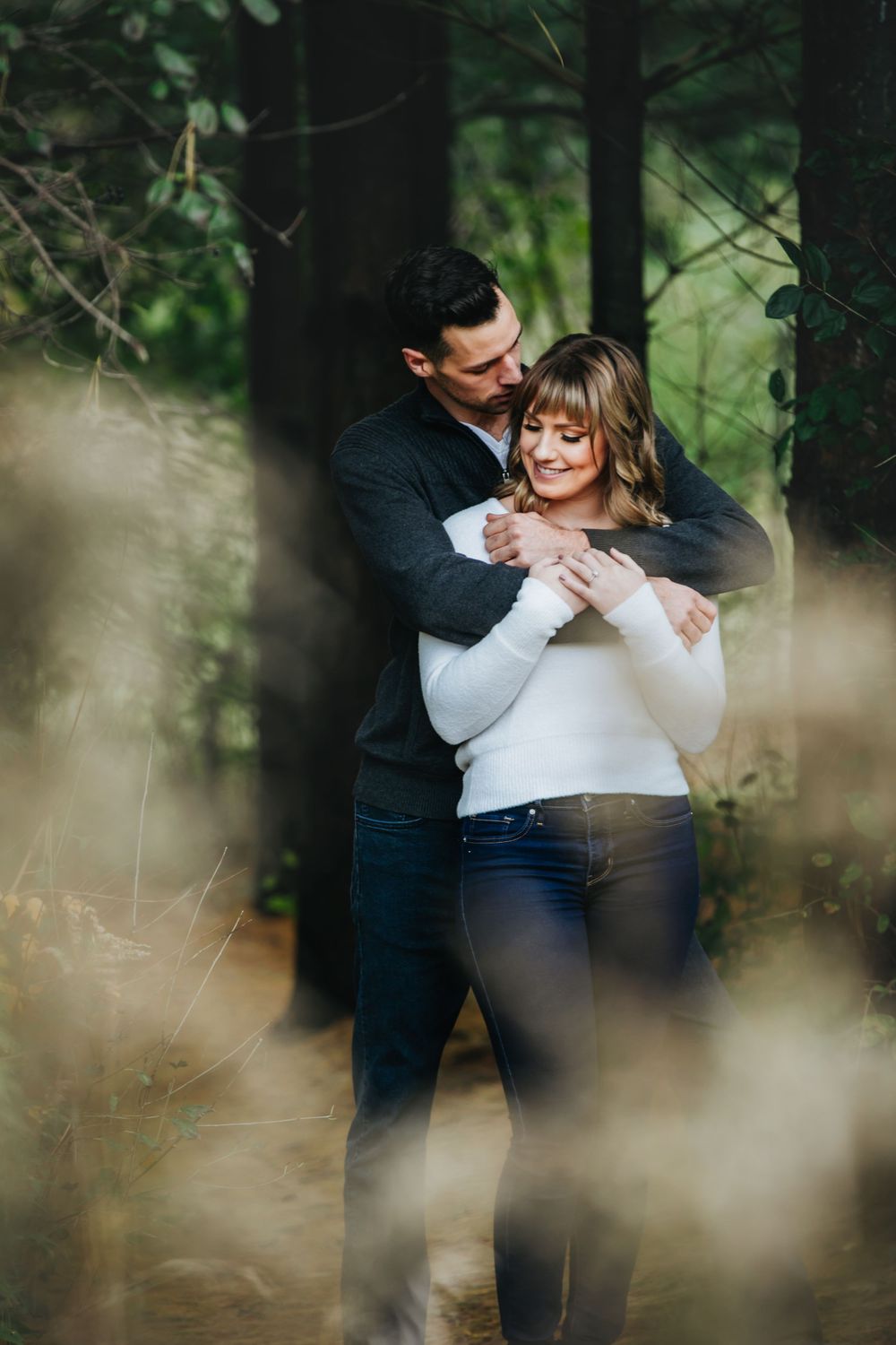 Fall engagement photos at Fanshawe Conservation Area London Ontario by photographer Shawn Van Daele