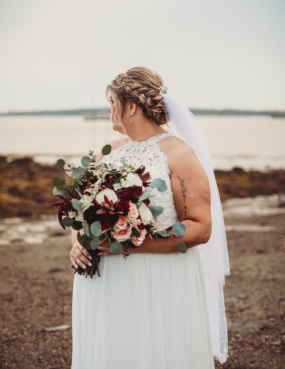 Professional wedding photo - bride