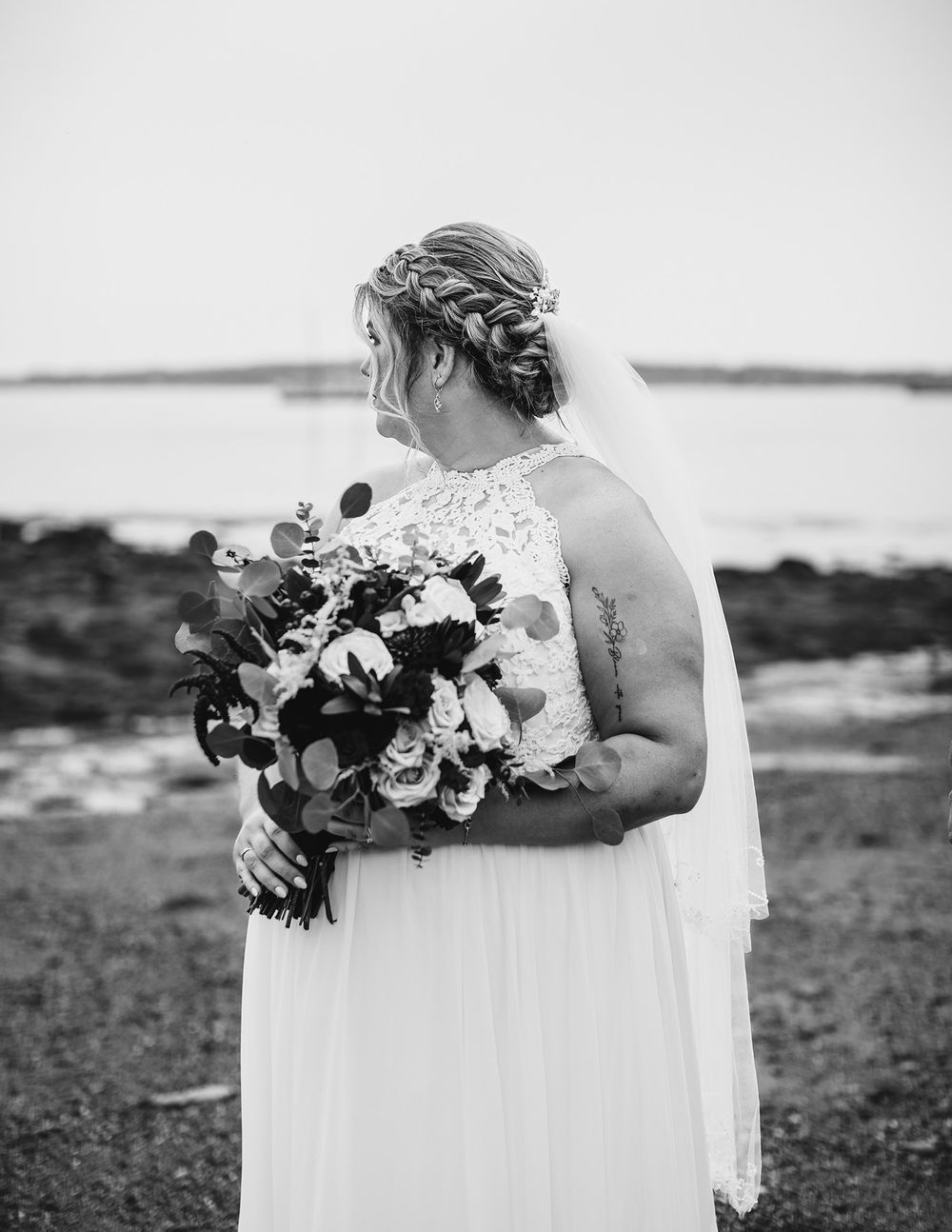 Professional wedding photo - bride
