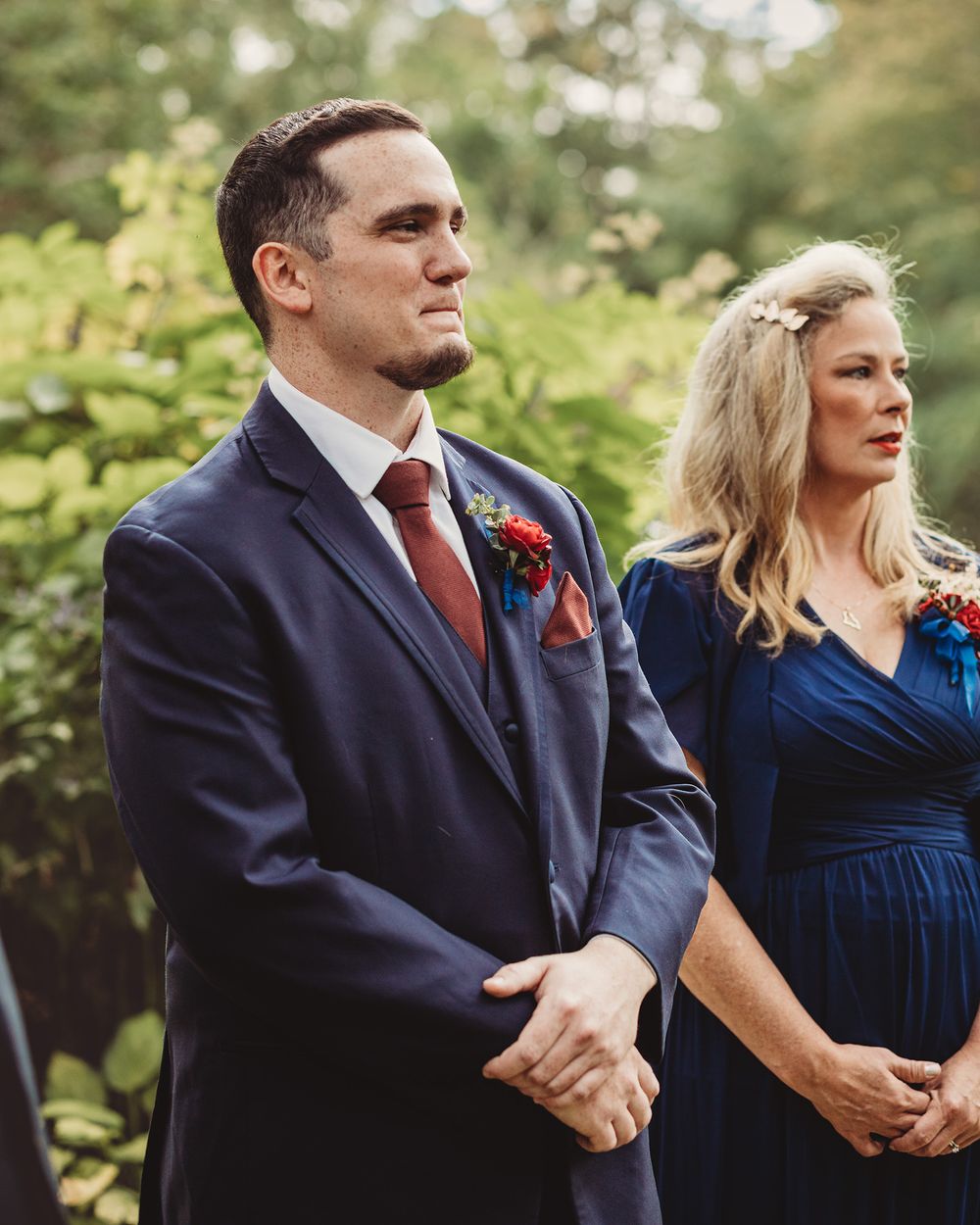 Professional wedding photo - groom