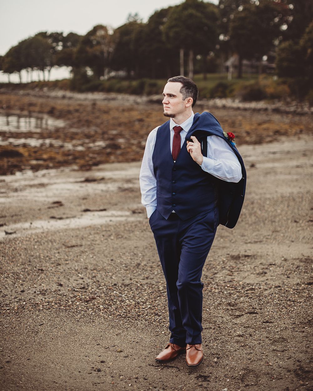 Professional wedding photo - groom