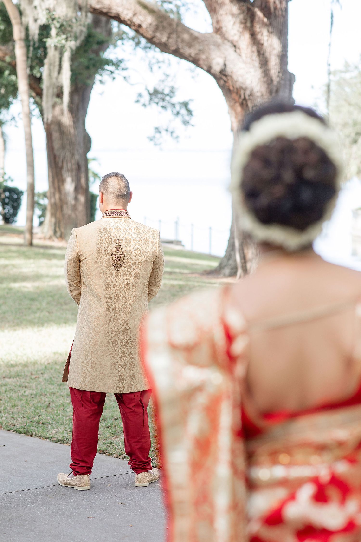 Indian Wedding at the Powel Crosley Estate First look