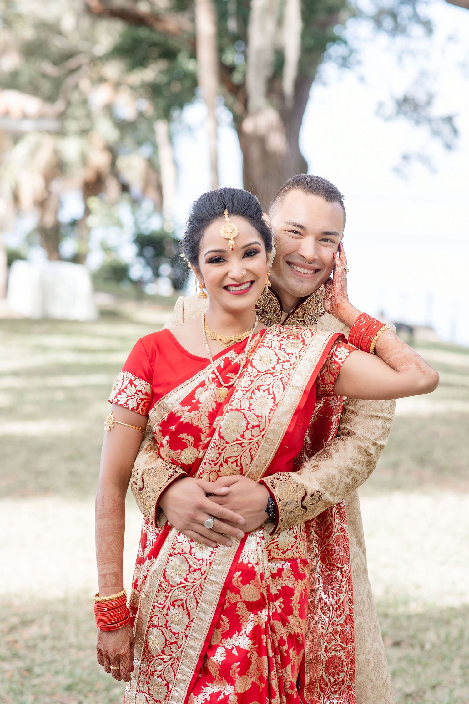 Indian Wedding at the Powel Crosley Estate First look