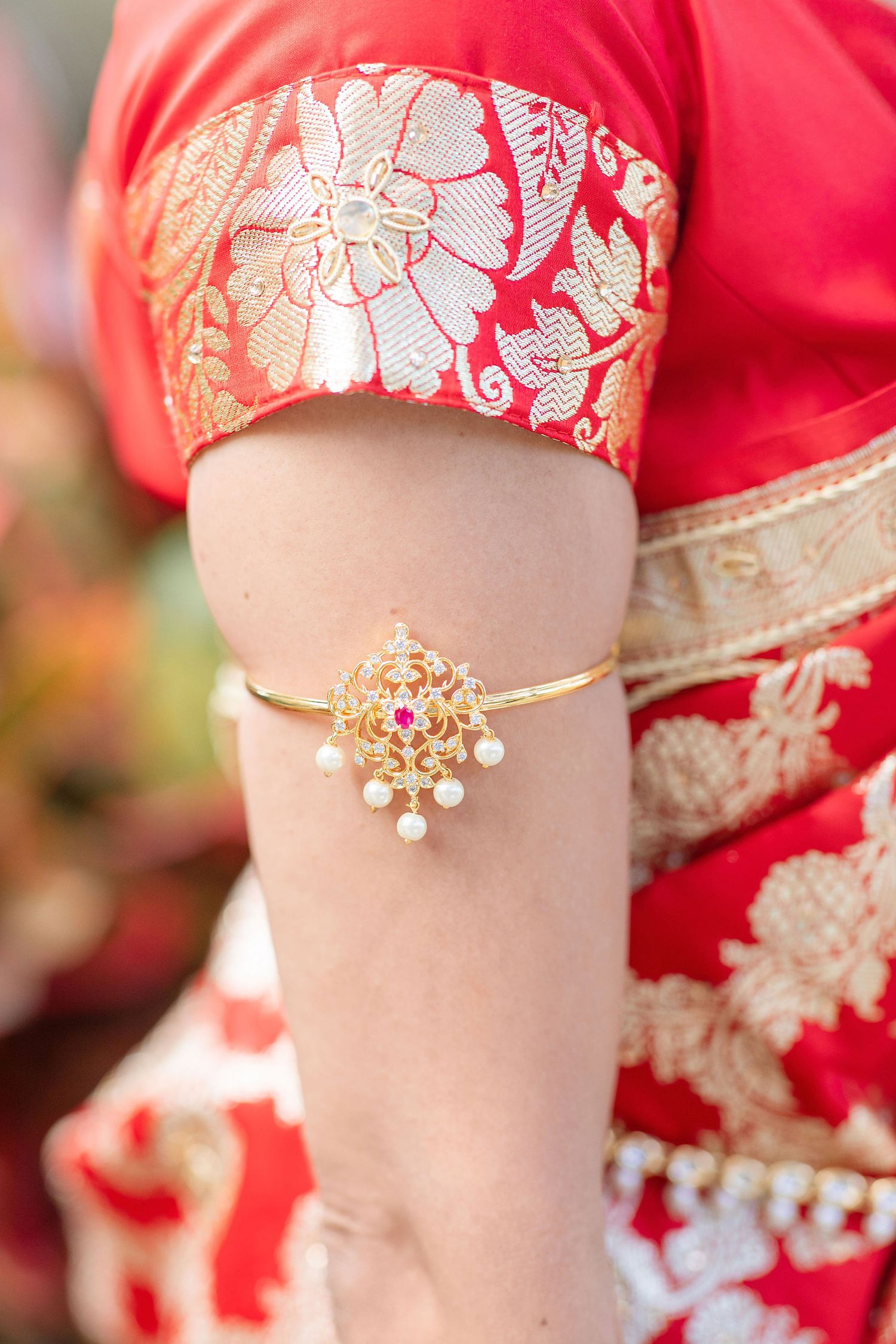 Indian bride in red dress Florida Wedding