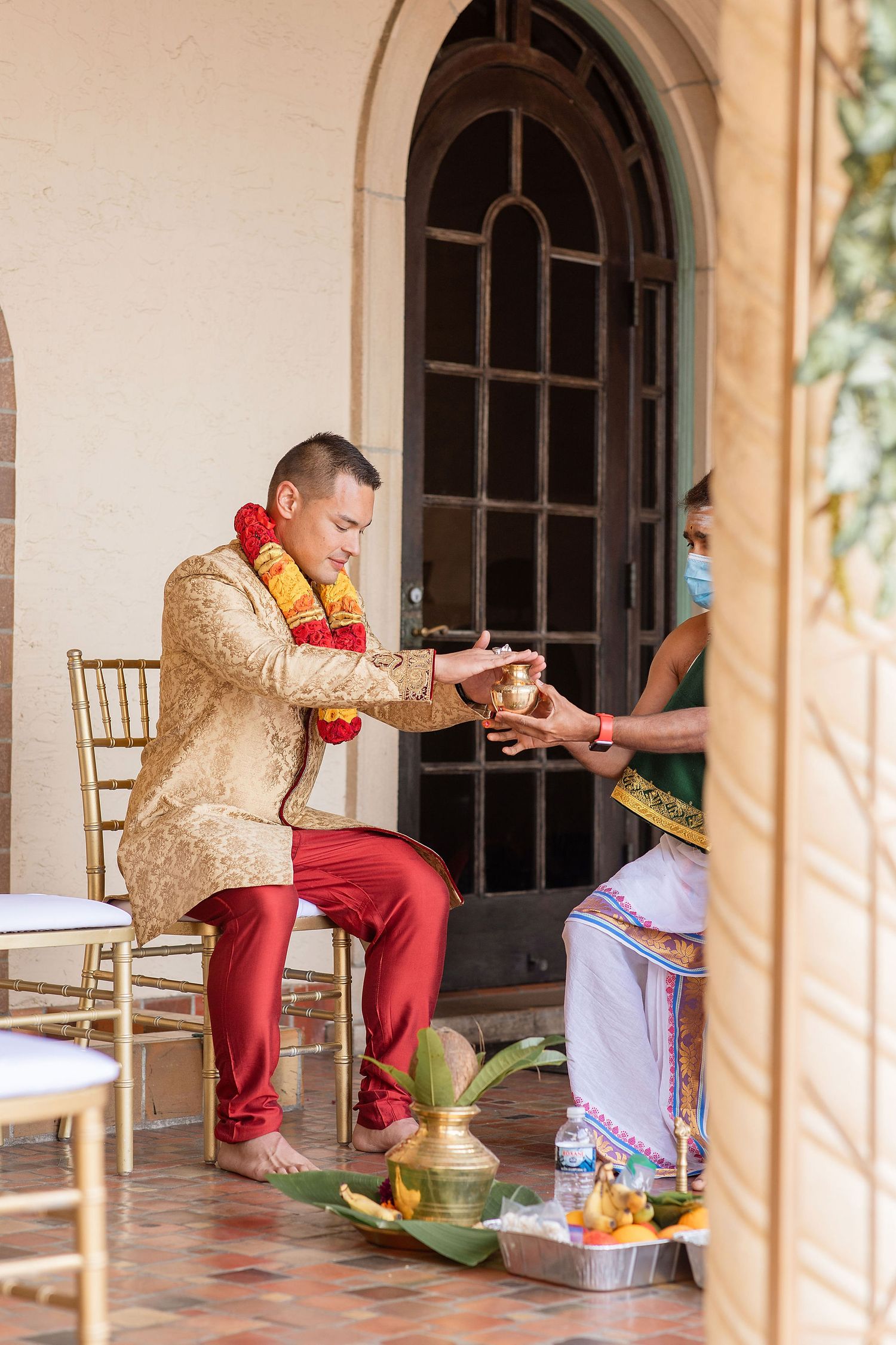 Indian Wedding Ceremony at the Powel Crosley Estate