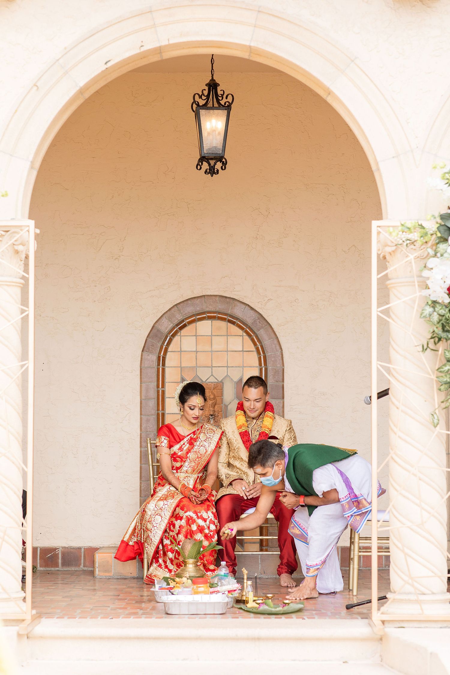 Indian Wedding Ceremony at the Powel Crosley Estate