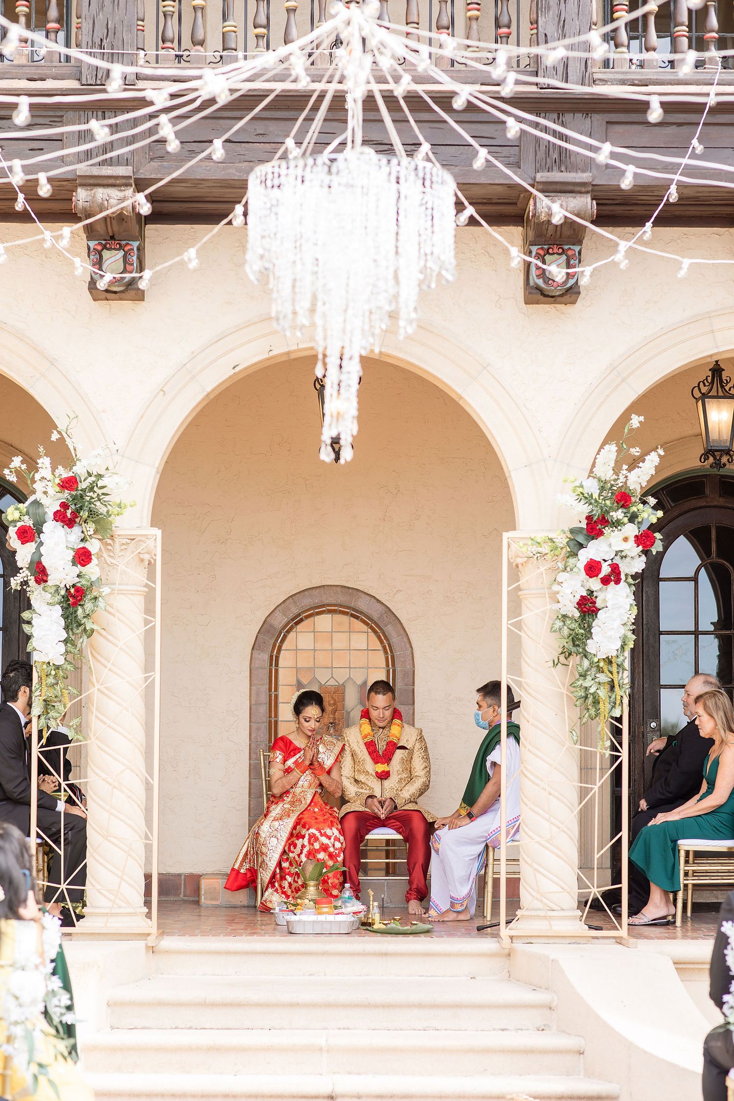 Indian Wedding Ceremony at the Powel Crosley Estate