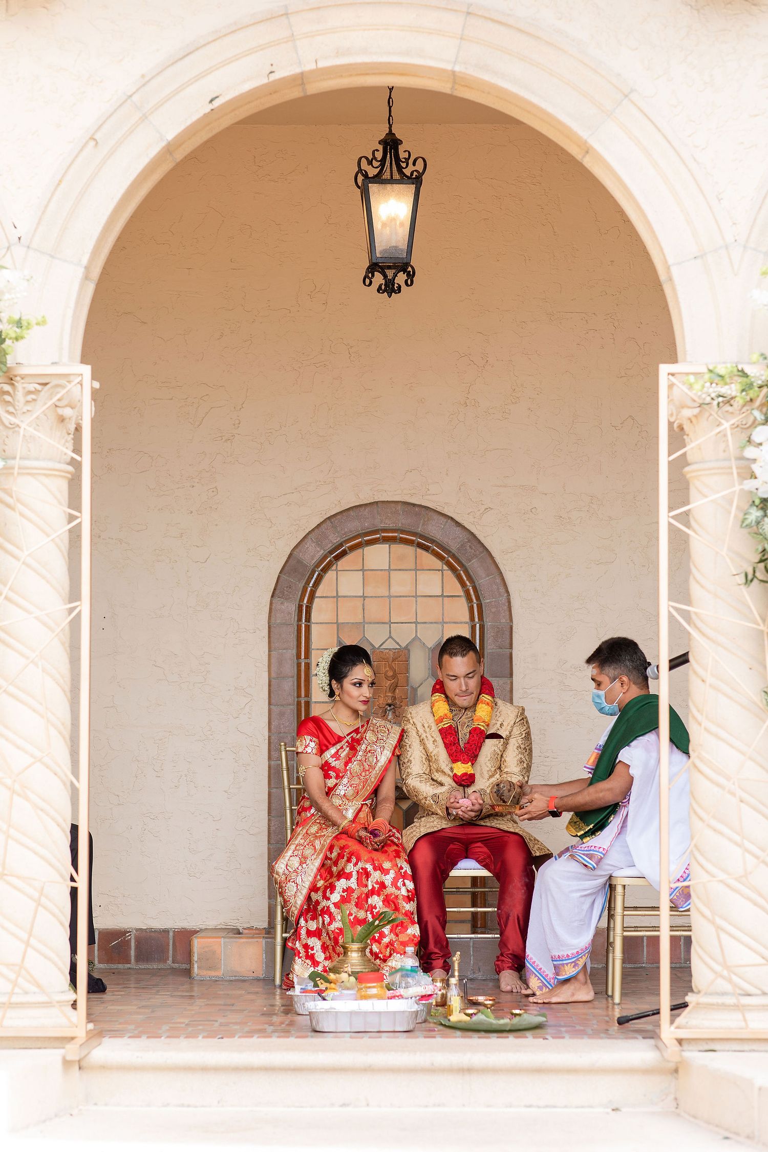 Indian Wedding Ceremony at the Powel Crosley Estate