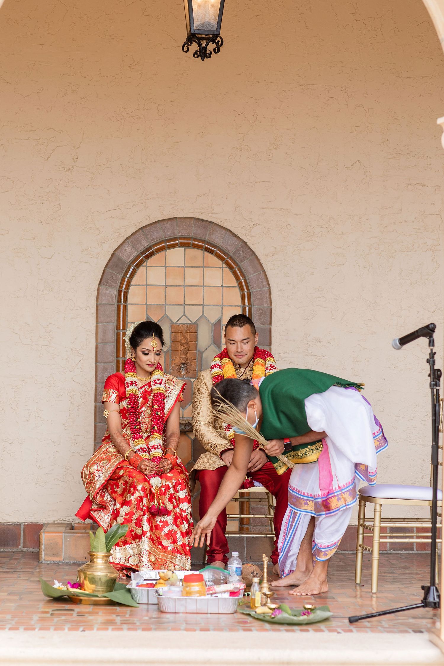 Indian Wedding Ceremony at the Powel Crosley Estate