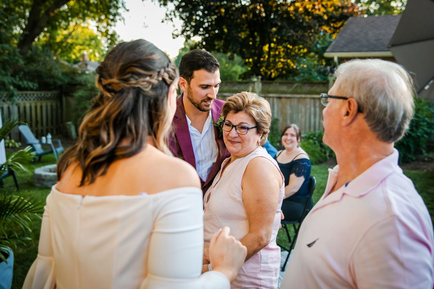London Ontario Surprise Backyard Pop Wedding Photography by Shawn Van Daele